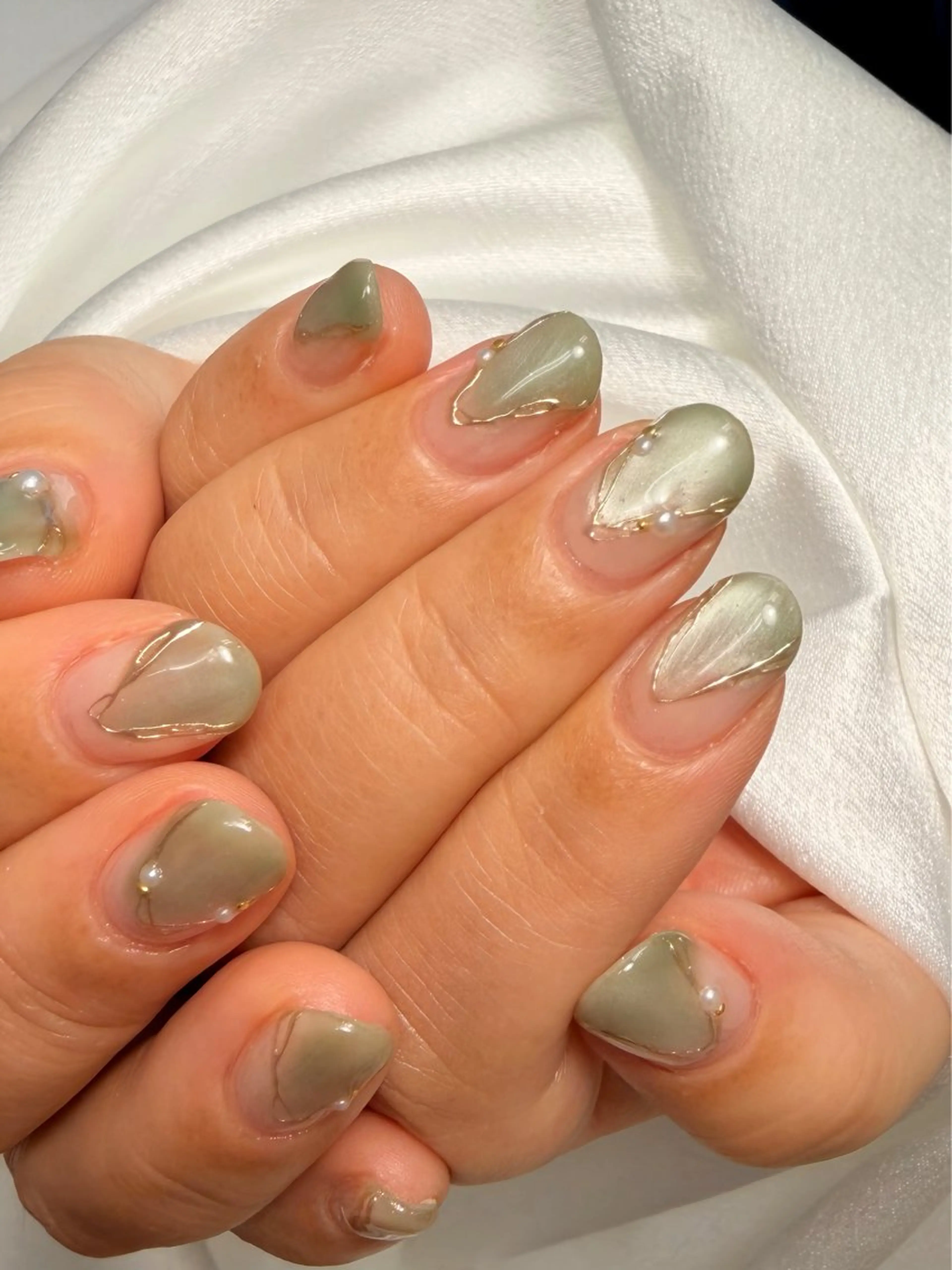 ネイル ハンドネイル nail salon BrooChillのネイルデザイン
