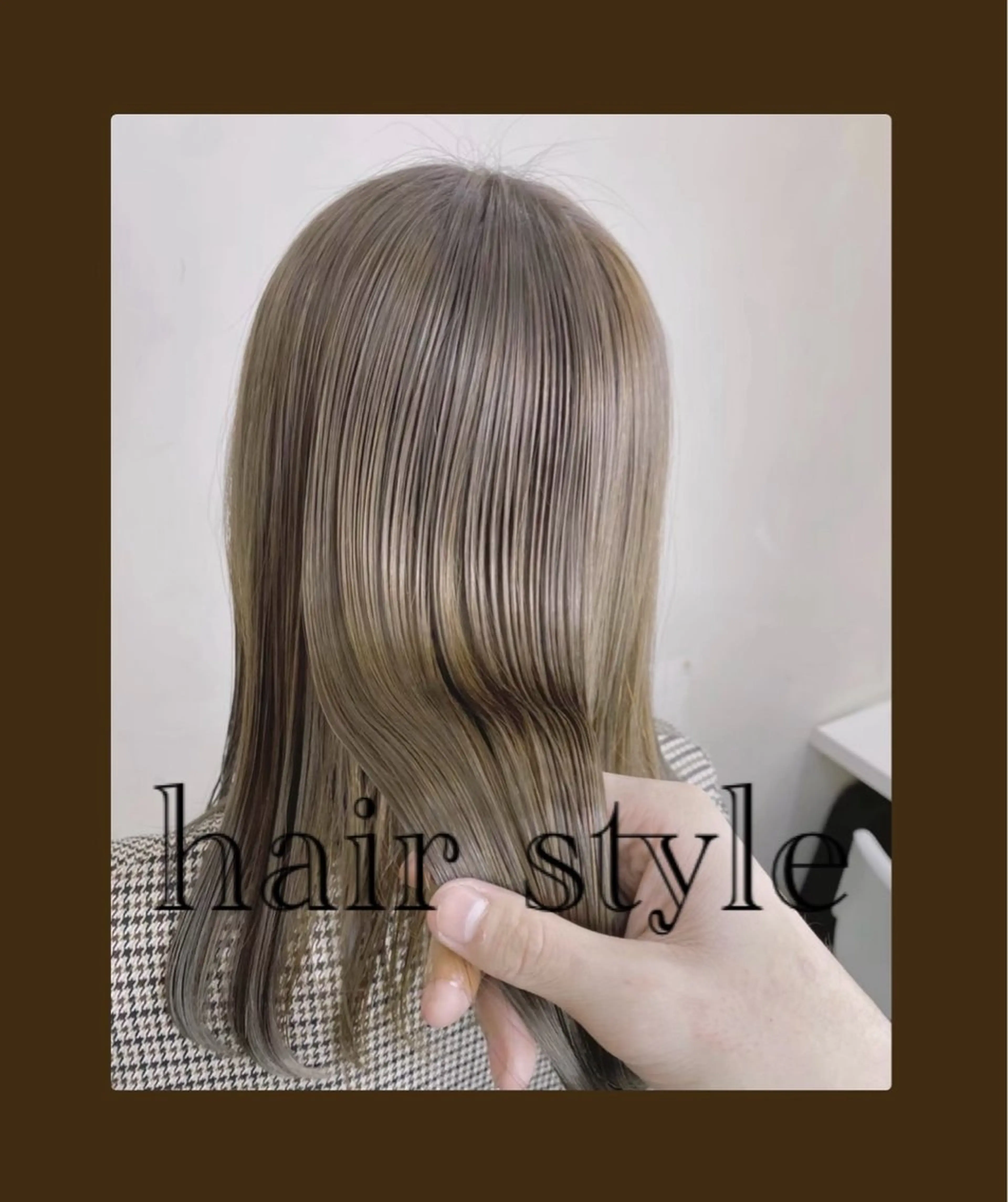 ロング カラー 切りっぱなしボブ ベージュカラー 黒髪 ブリーチ ブルーカラー 🥀透明感カラー/ 髪質改善🥀ユイキのヘアスタイル