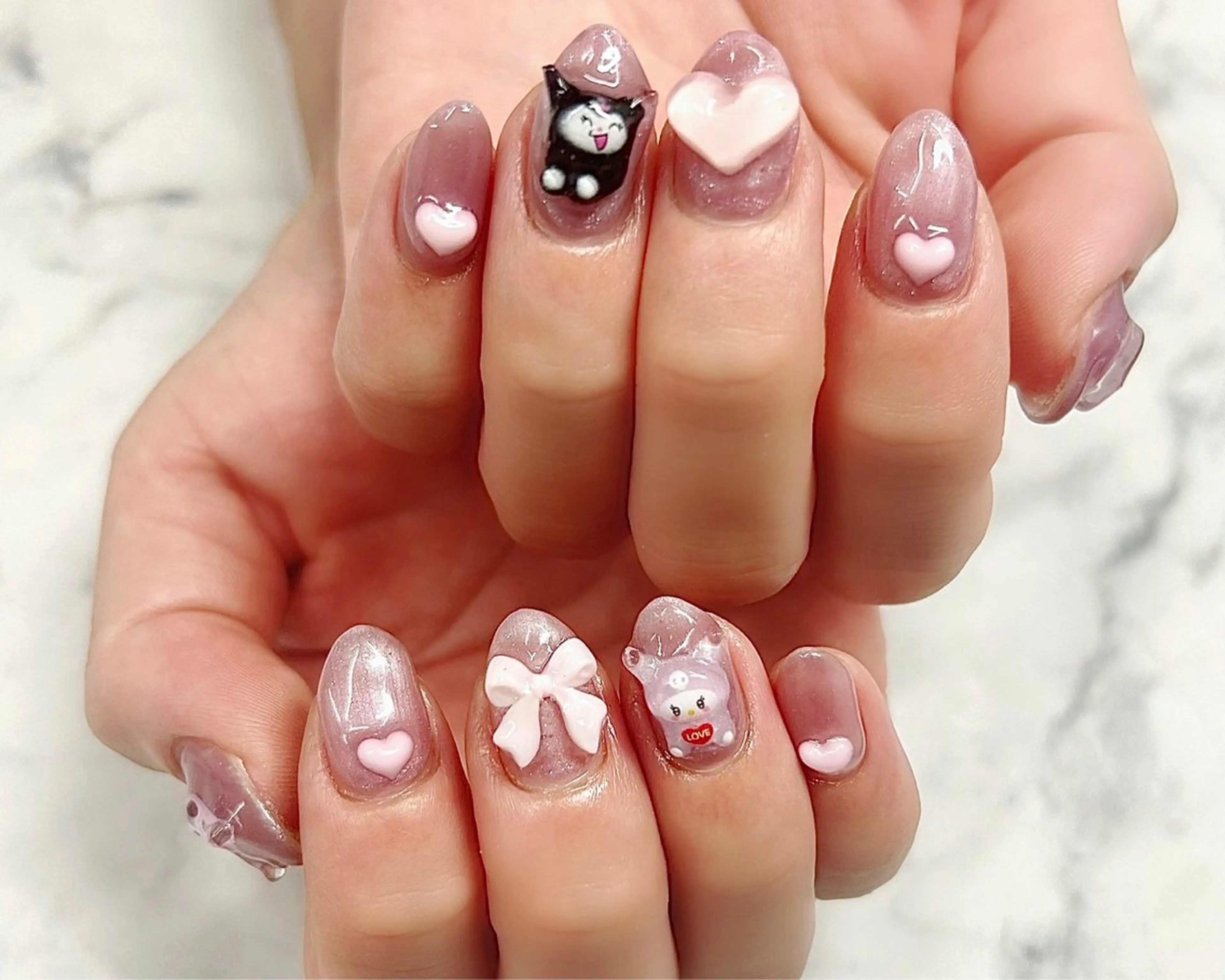 ネイル ワンホンネイル ハンドネイル ハンドケア Regene ARAKIのネイルデザイン