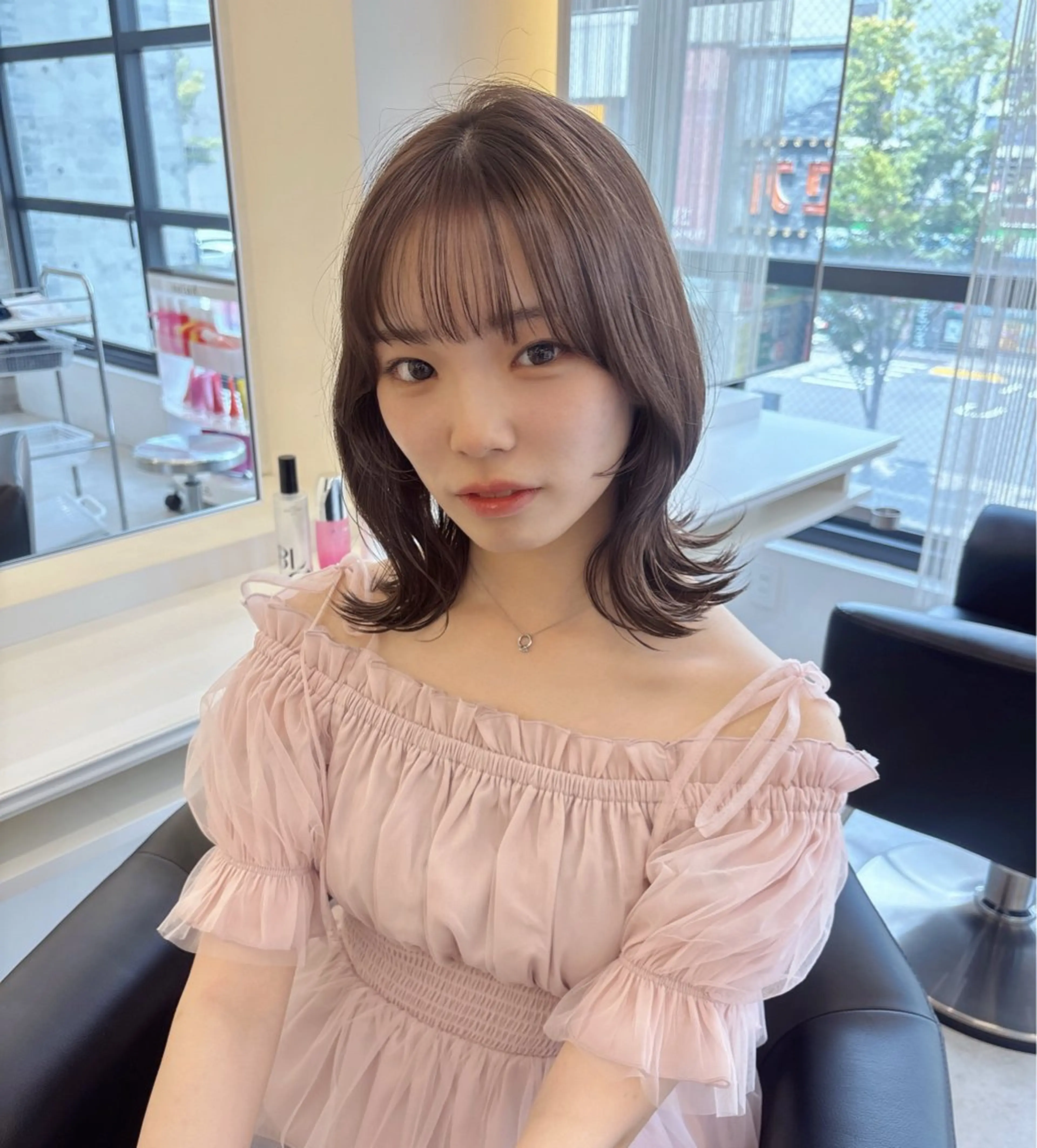 【✨️土日限定✨️】透明感ワンカラー➕似合わせ前髪カット👱🏻♀️🎀の写真