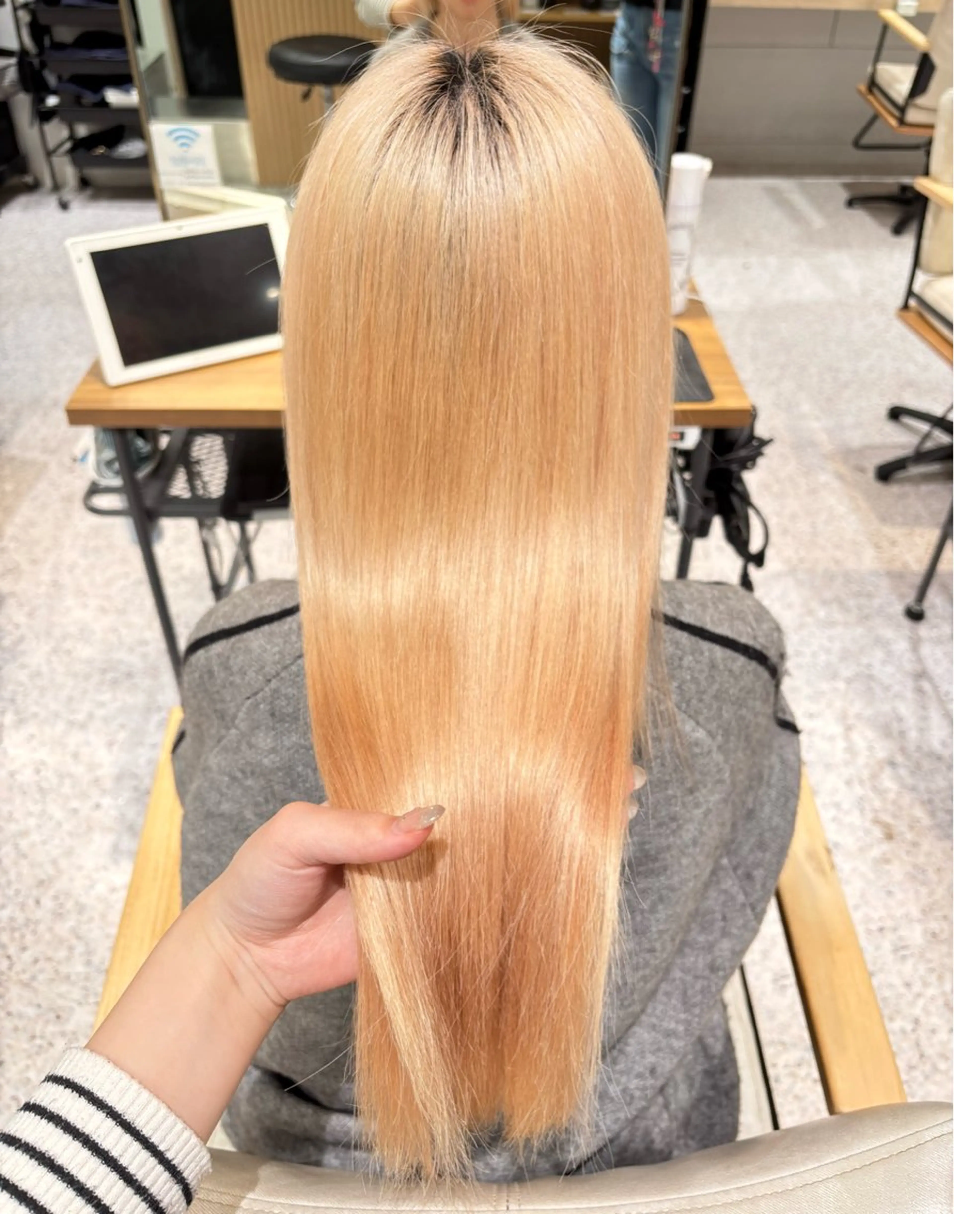 ロング トリートメント カラー／ ここなのヘアスタイル