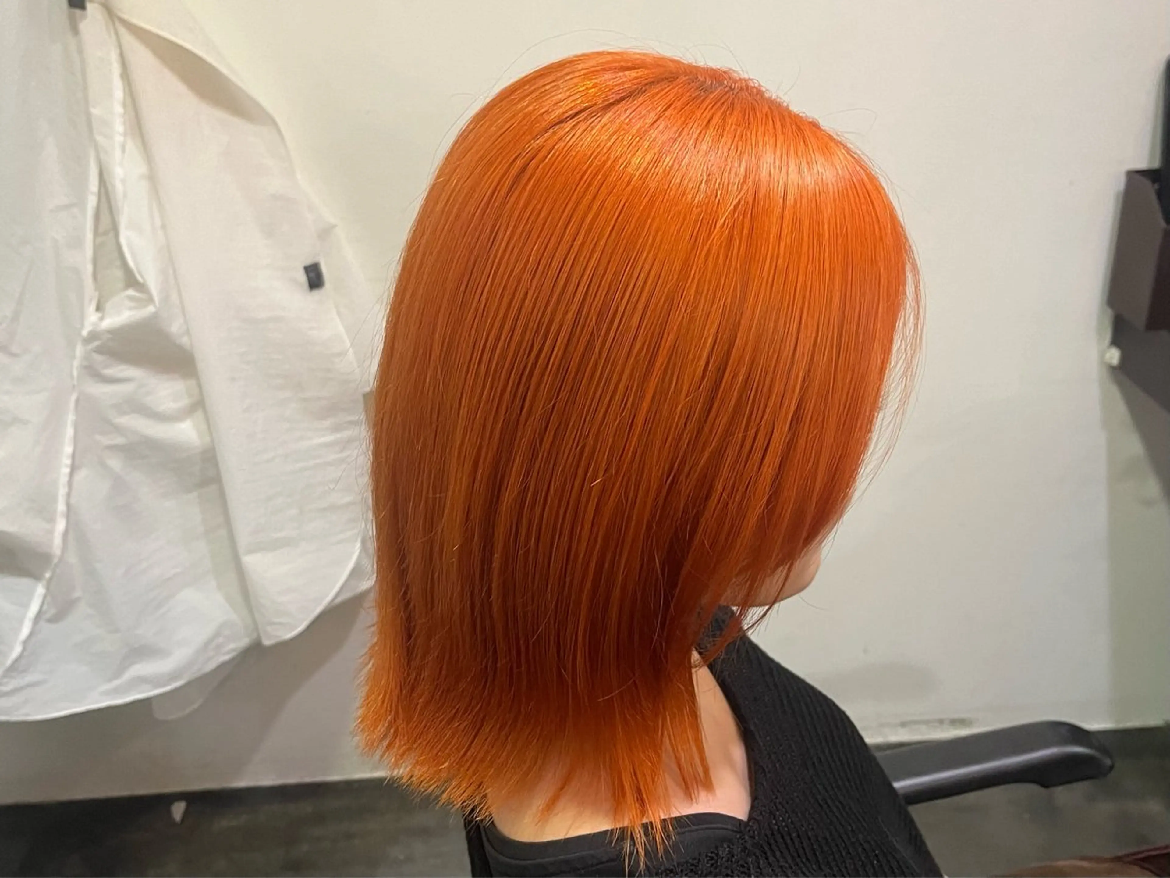 カラー オレンジ 村岡 優羽樂のヘアスタイル