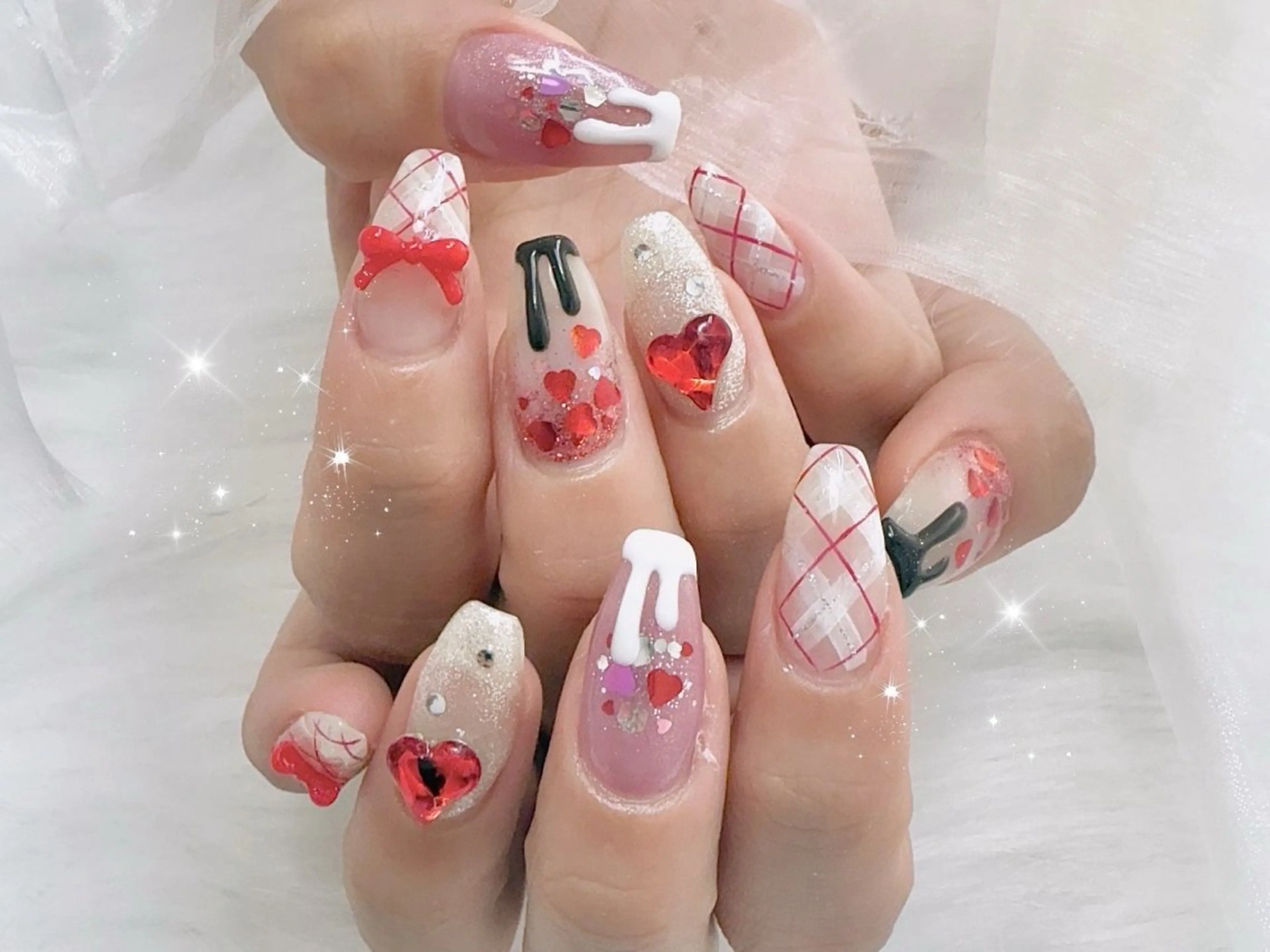 ロング ハンドネイル Lili Nail Studio西荻窪店のネイルデザイン
