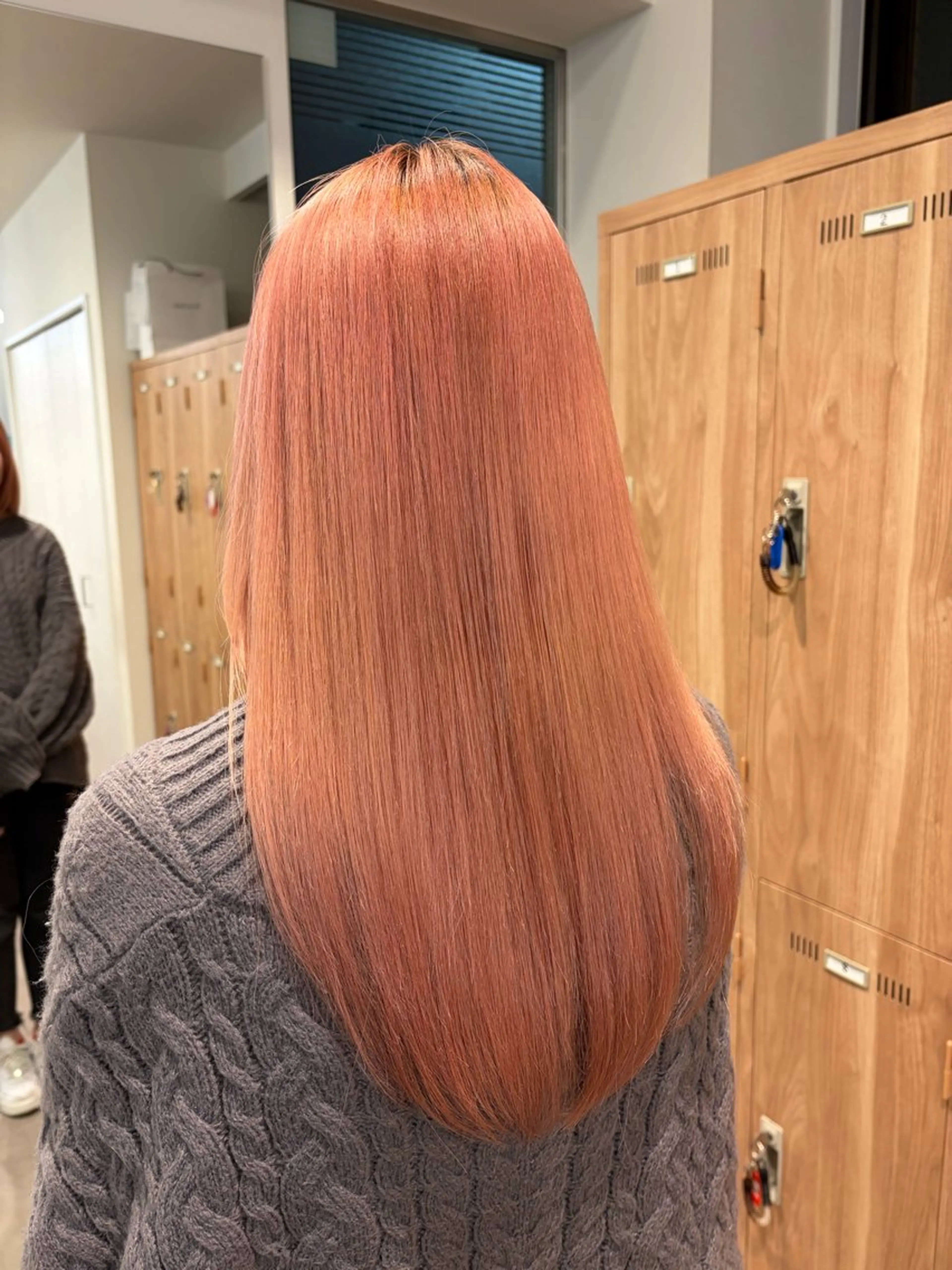 ロング カラー ピンクカラー 山下柚奈 /ボブ/レイヤーのヘアスタイル