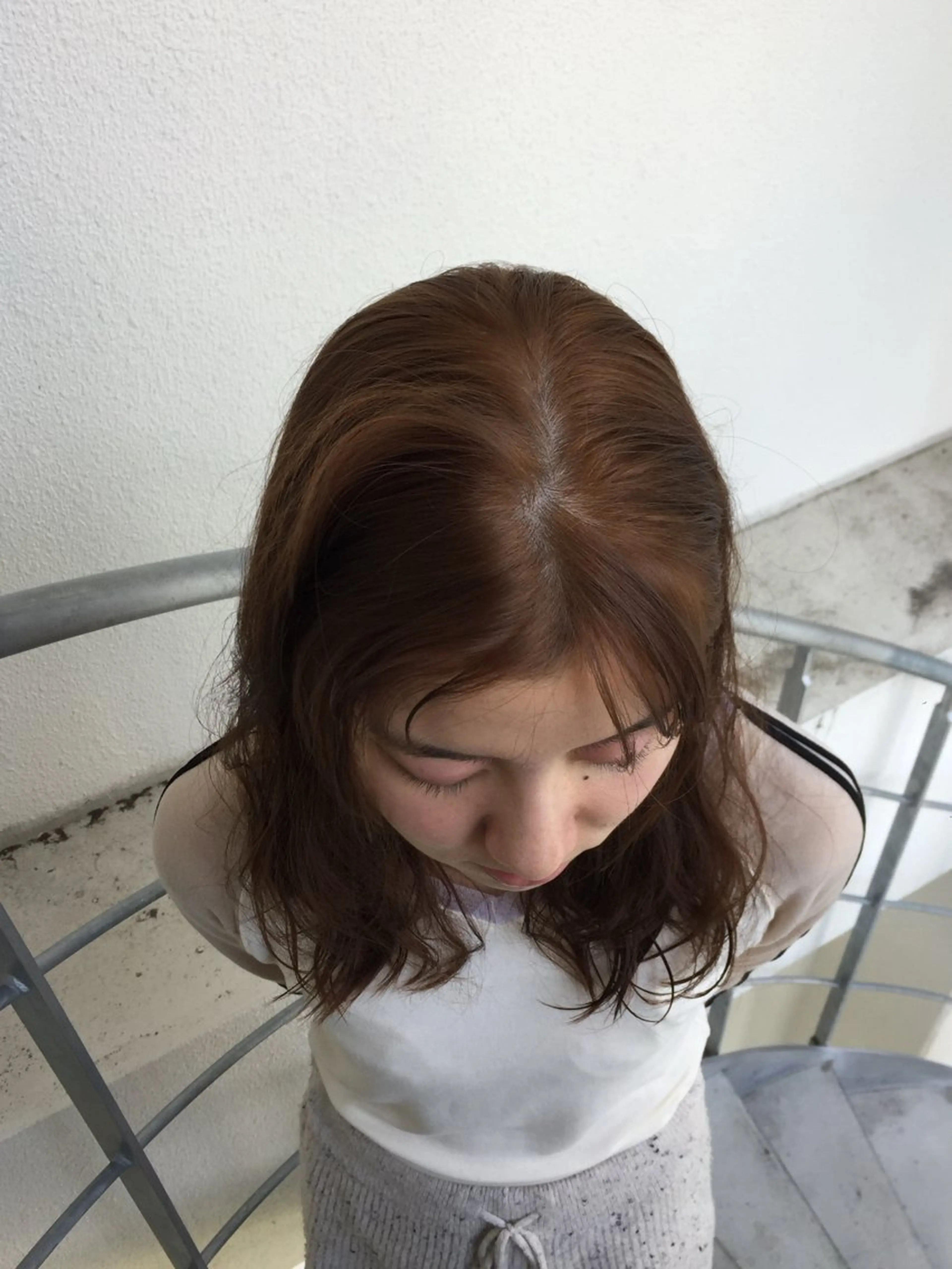 セミロング 小長谷 夕菜のヘアスタイル