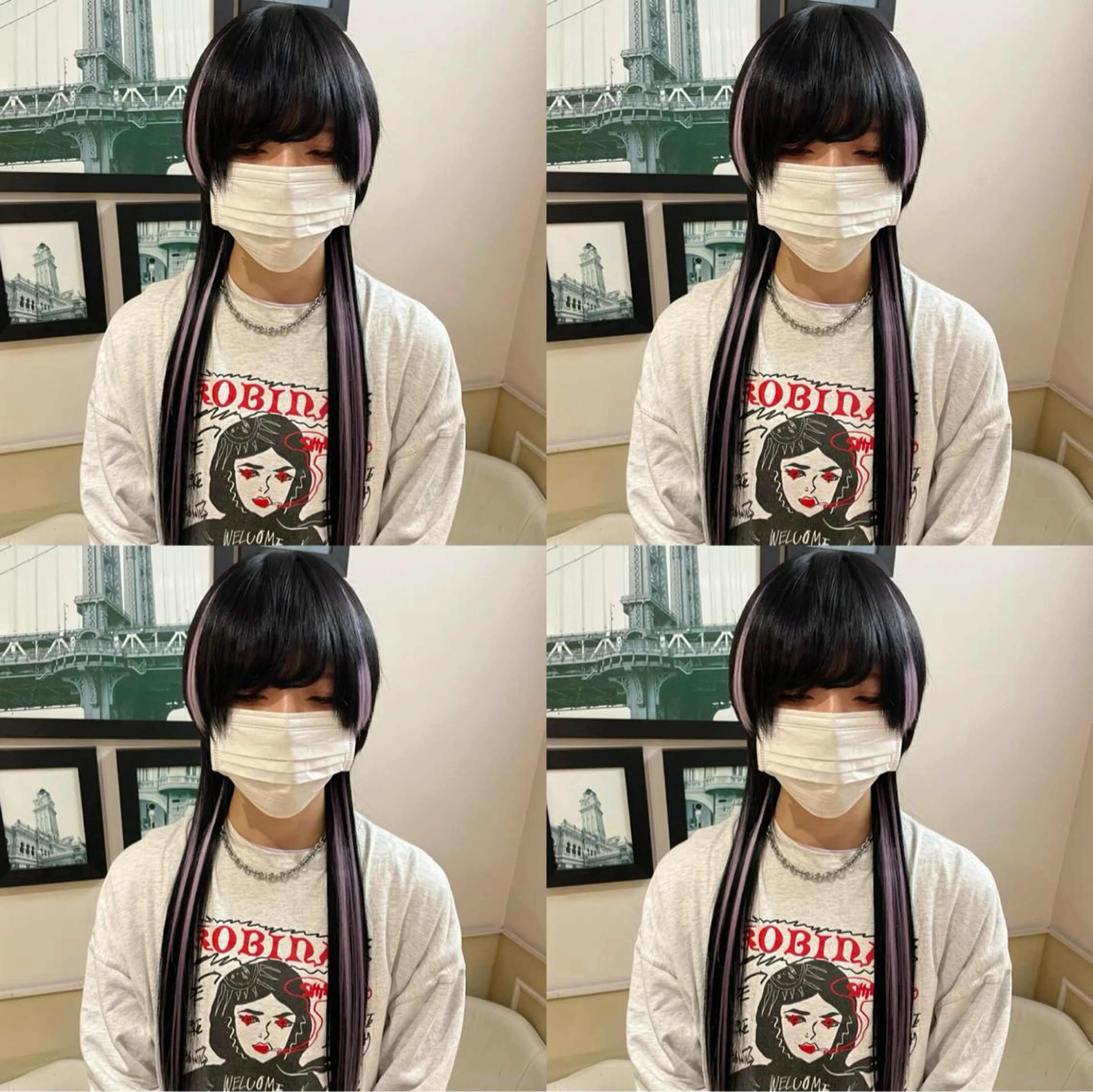 【100%バージン毛】シールエクステ (52cm) 40枚の写真