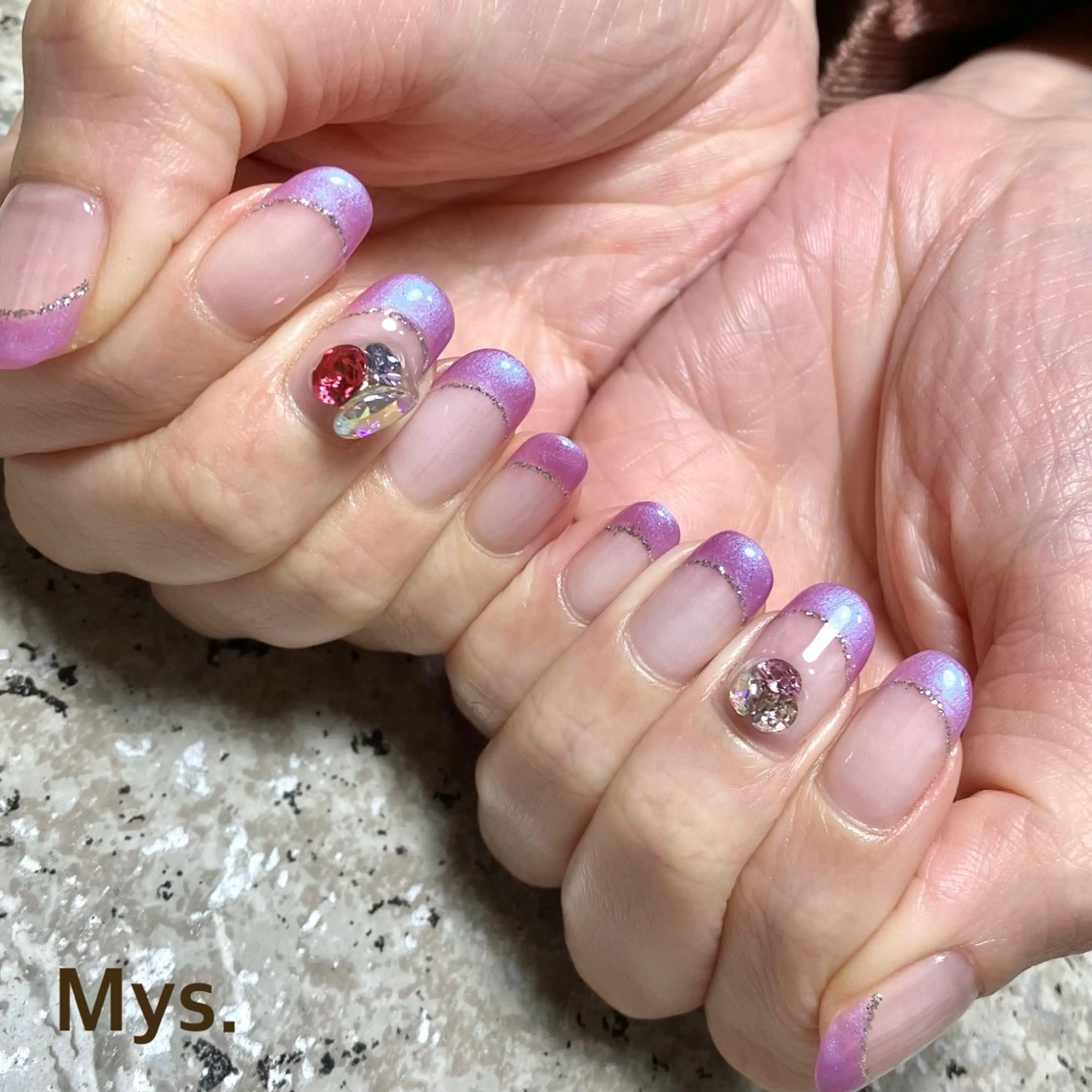 ネイル ハンドネイル Mys. 三上紗紀のネイルデザイン