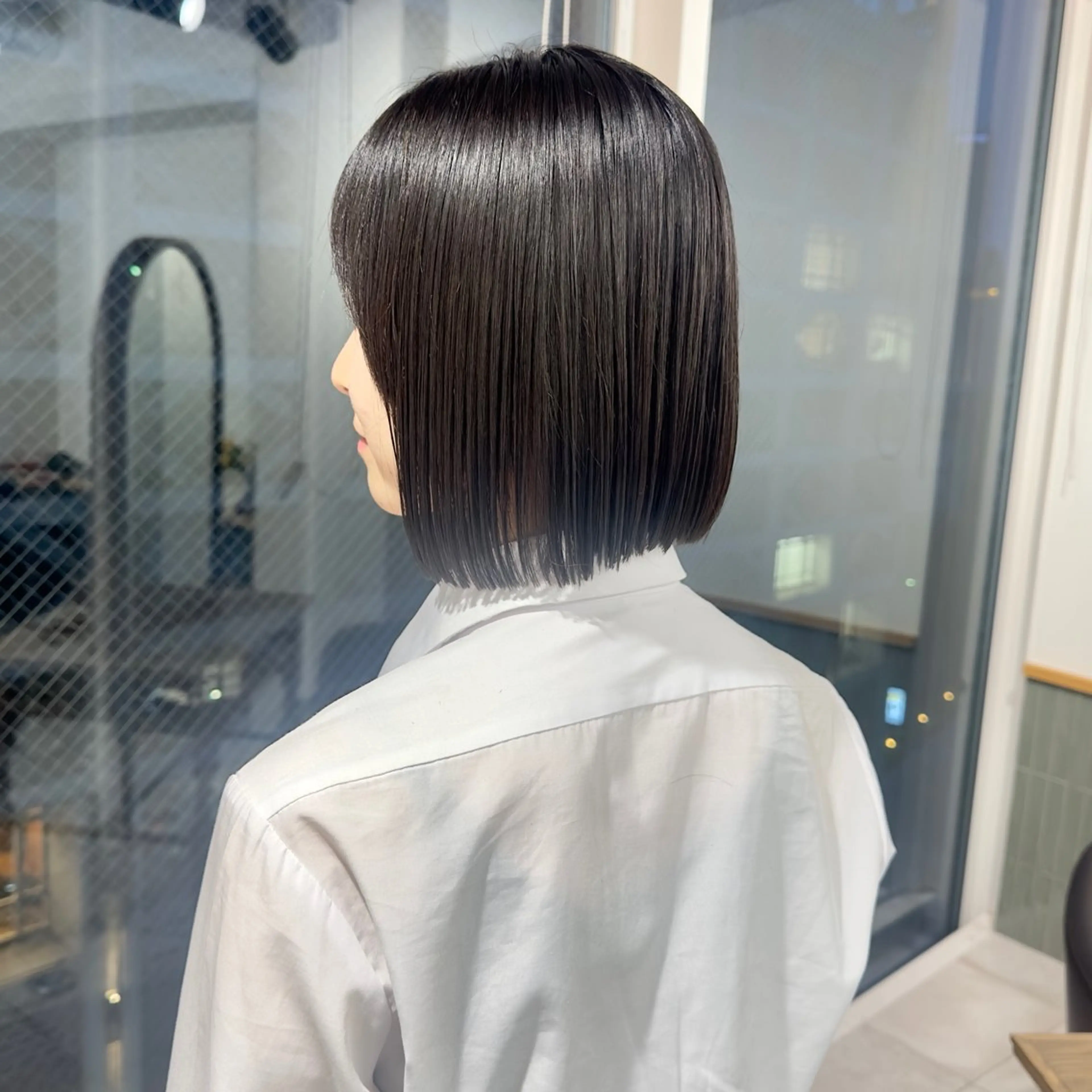 ミディアム カラー カット ブリーチなし/レイヤ ー特化🌈Tommyのヘアスタイル