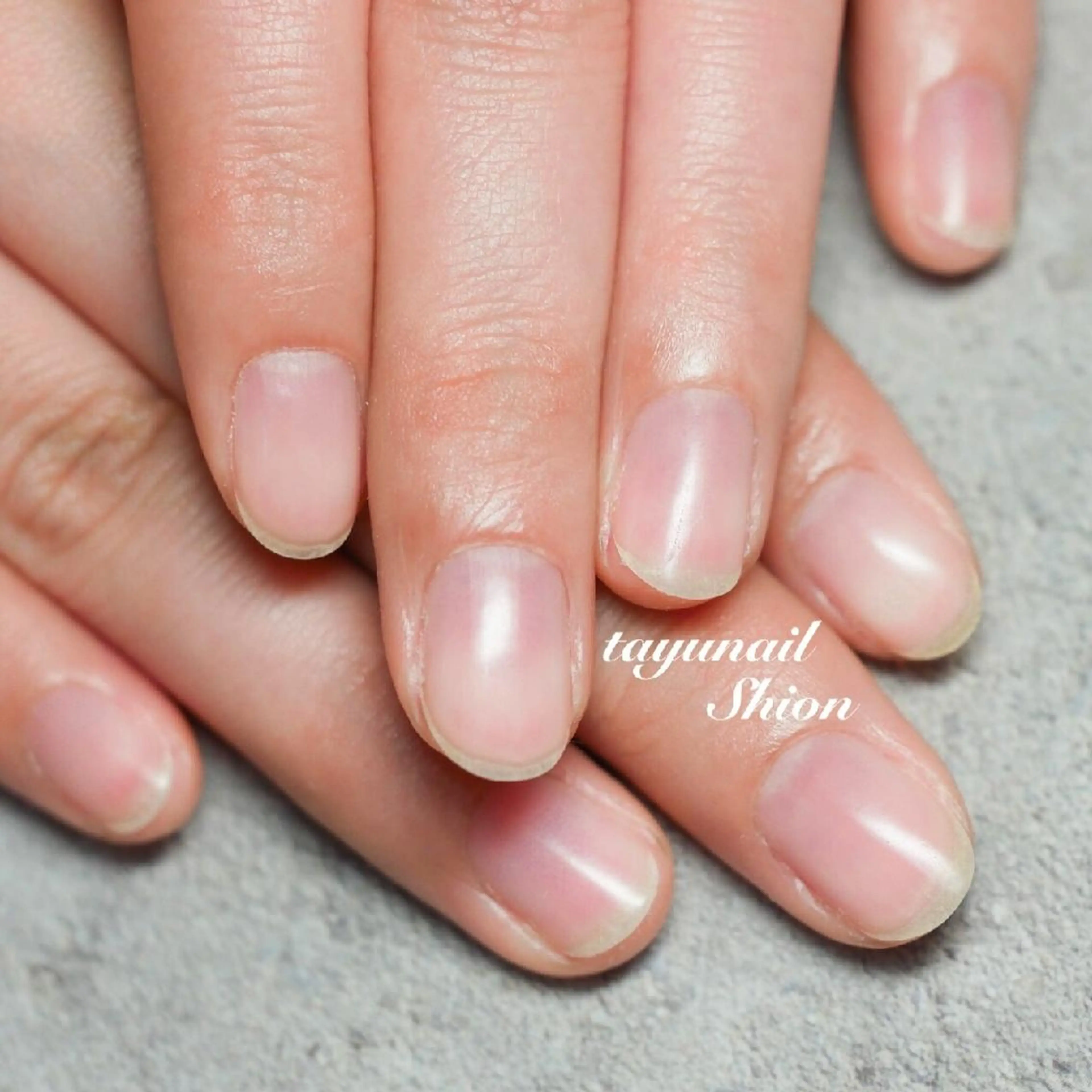 ネイル ブルー ジェルネイル パラジェル 春ネイル ネイルサロン 【たゆnail】のネイルデザイン