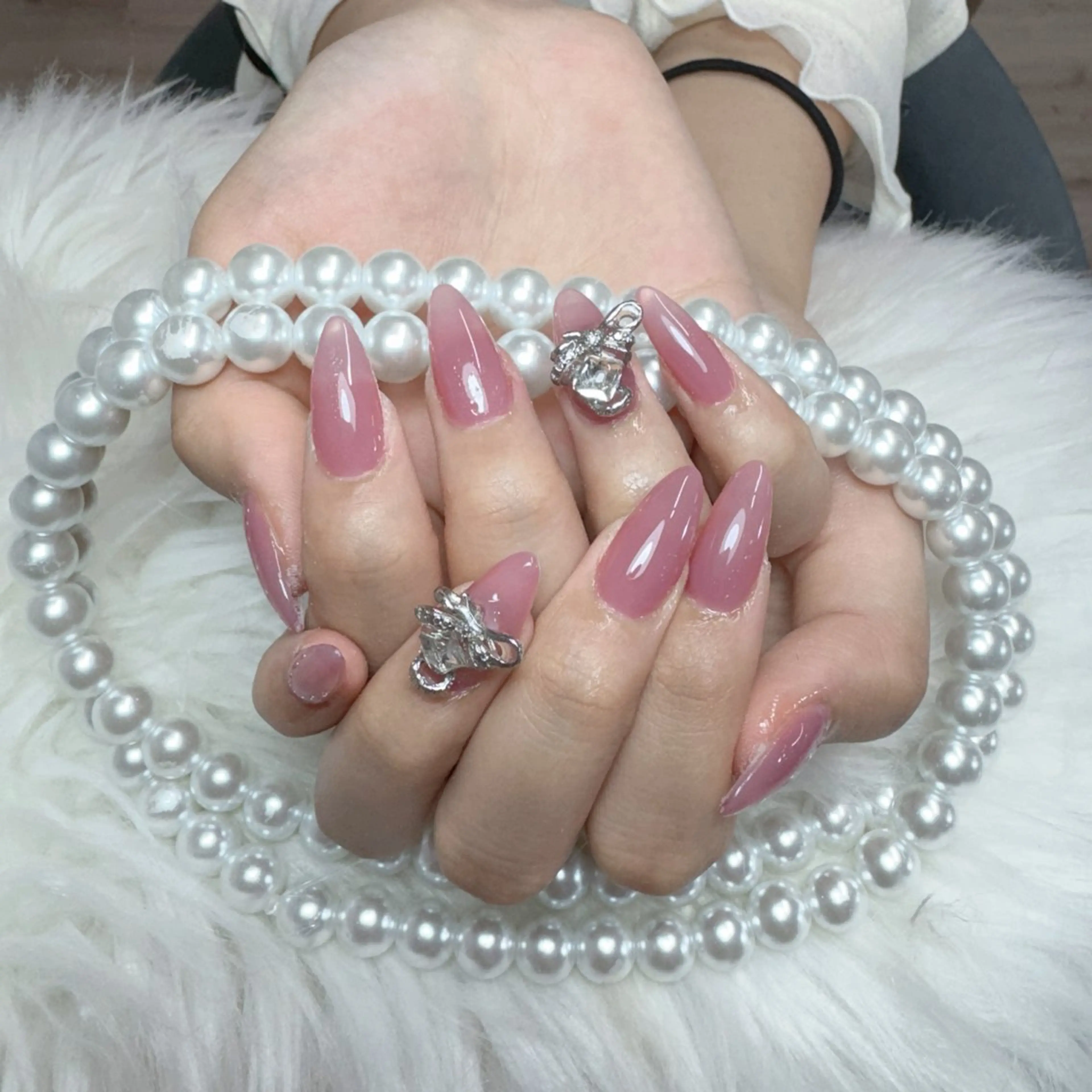 ネイル ハンドネイル 🧸yuki🍯 パラジェル取扱店🐝のネイルデザイン