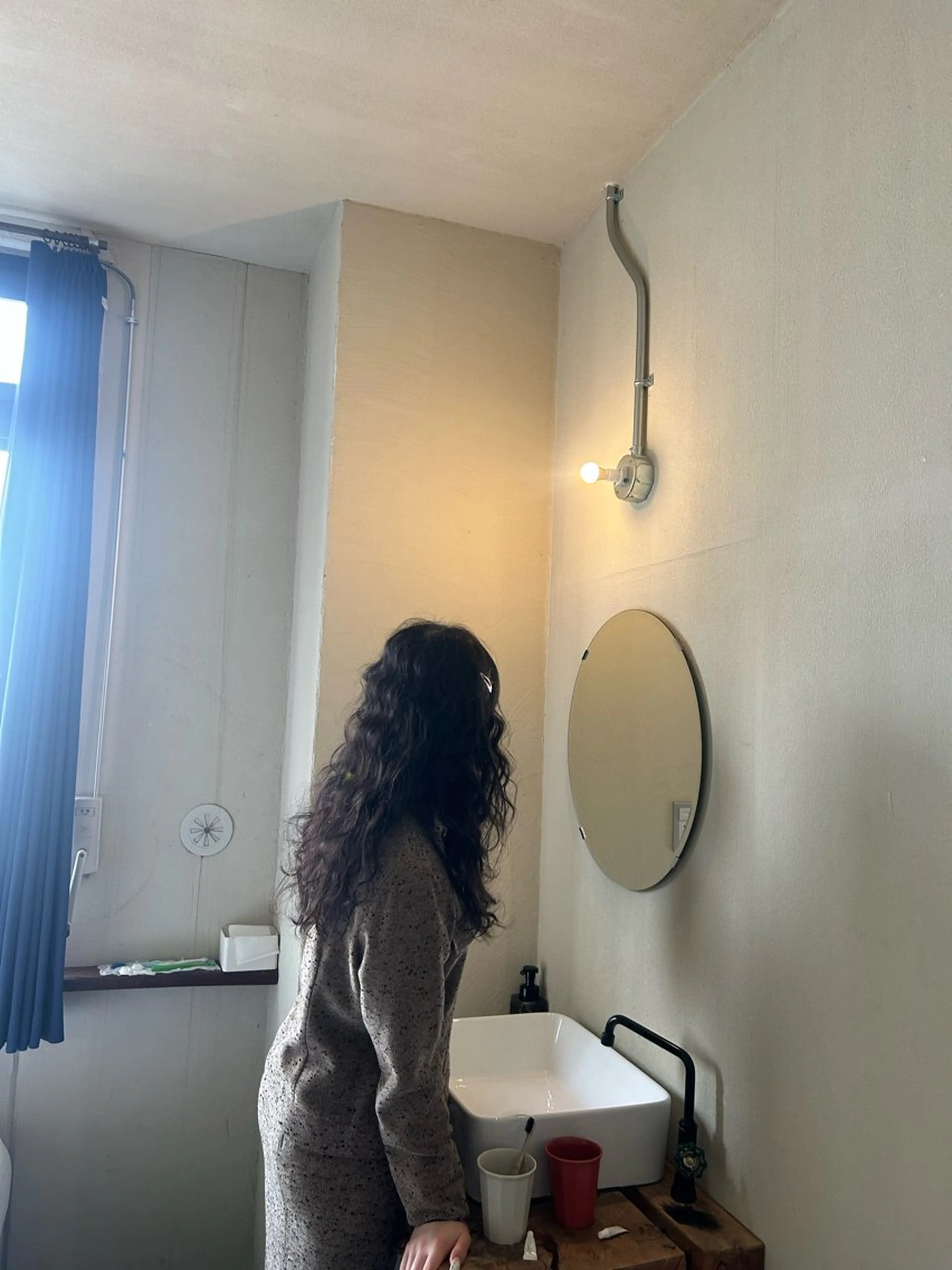 ロング カラー パーマ 豊橋/オリーブ系/ 暖色系/さらのヘアスタイル