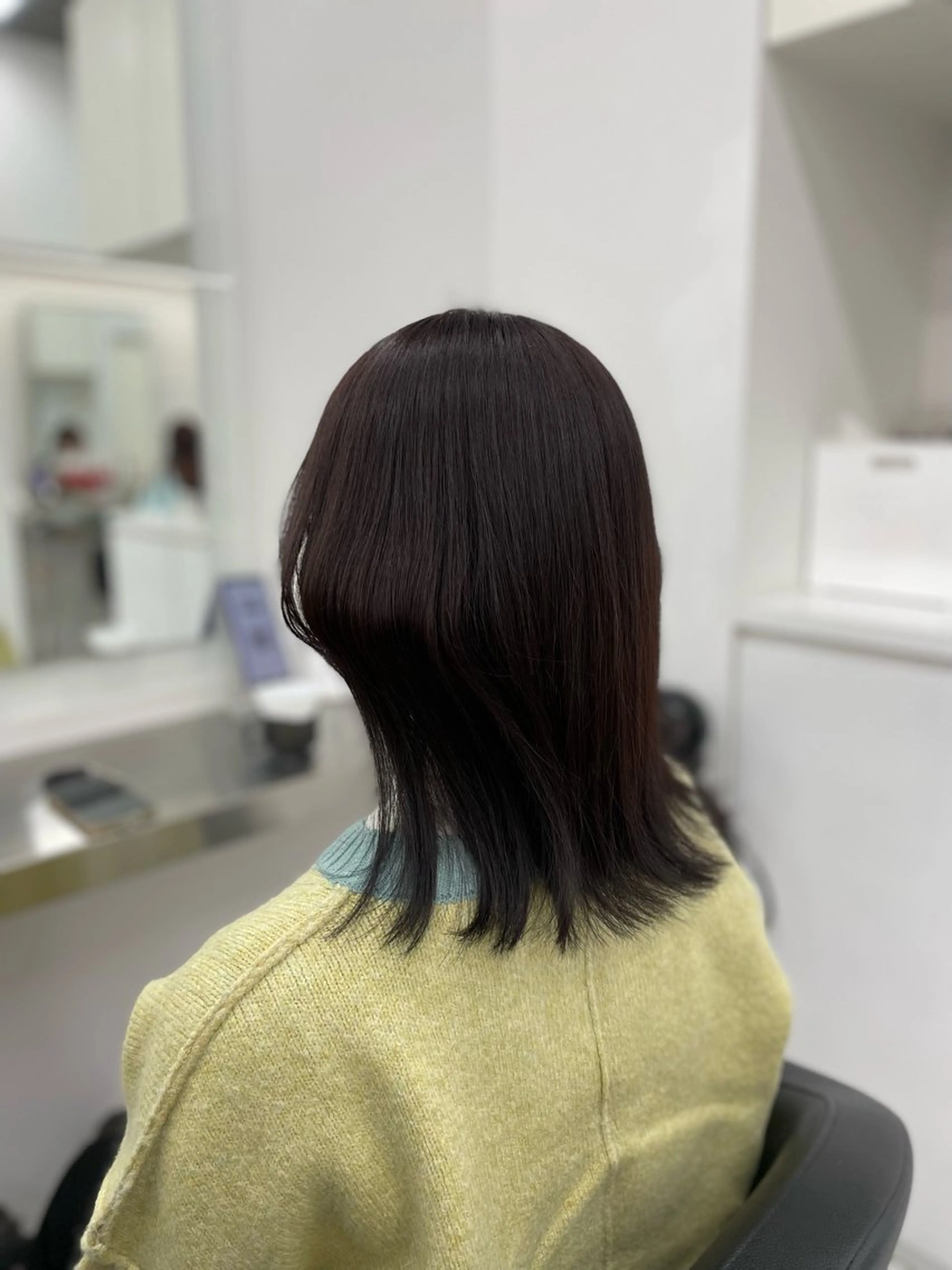 ロング カラー 中韓レイヤー/ ブラウン🤎はやとのヘアスタイル