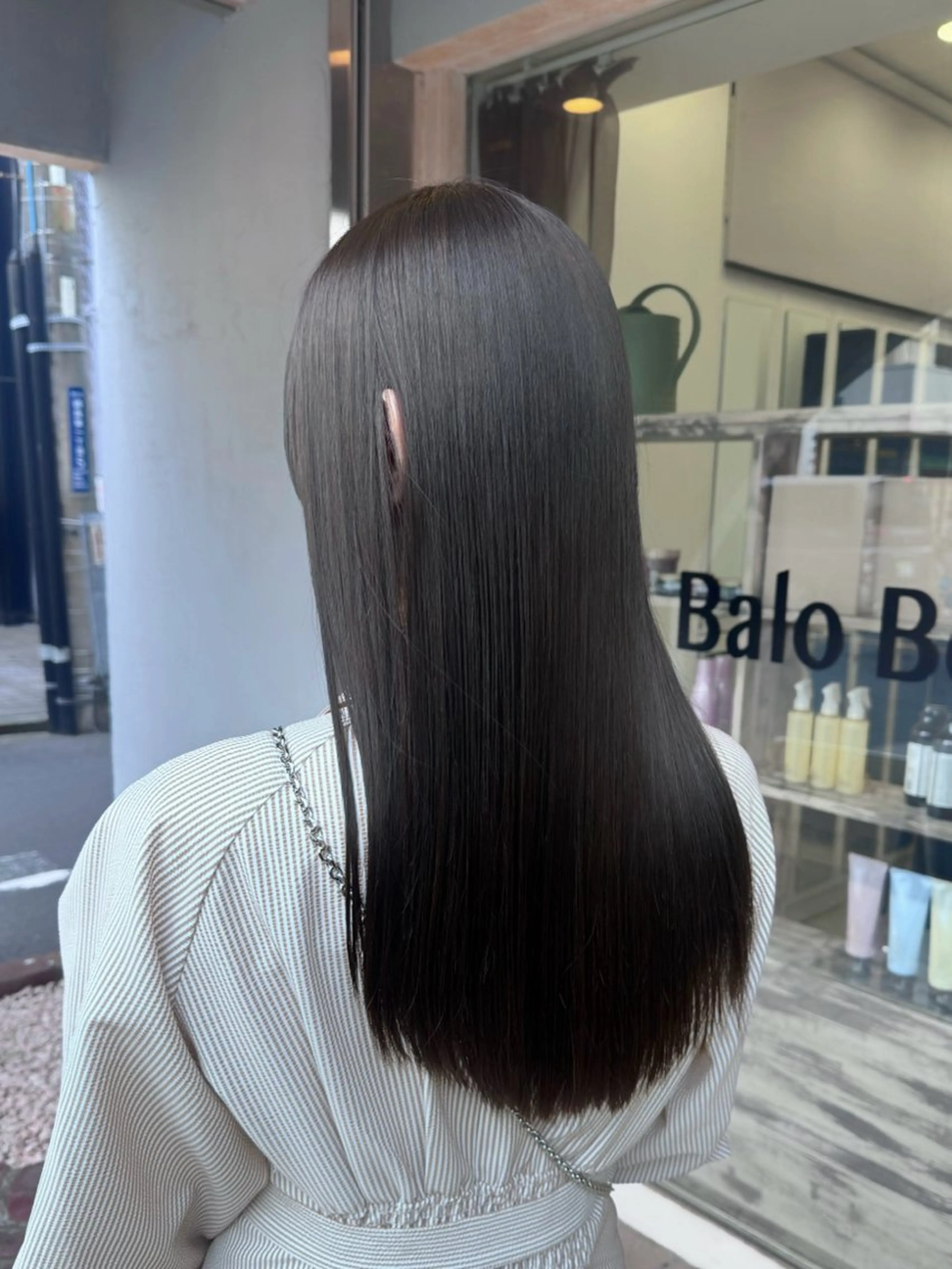 ロング カラー 髪質改善 カット 縮毛矯正 ウルフ/レイヤー /髪質改善　ナユタのヘアスタイル