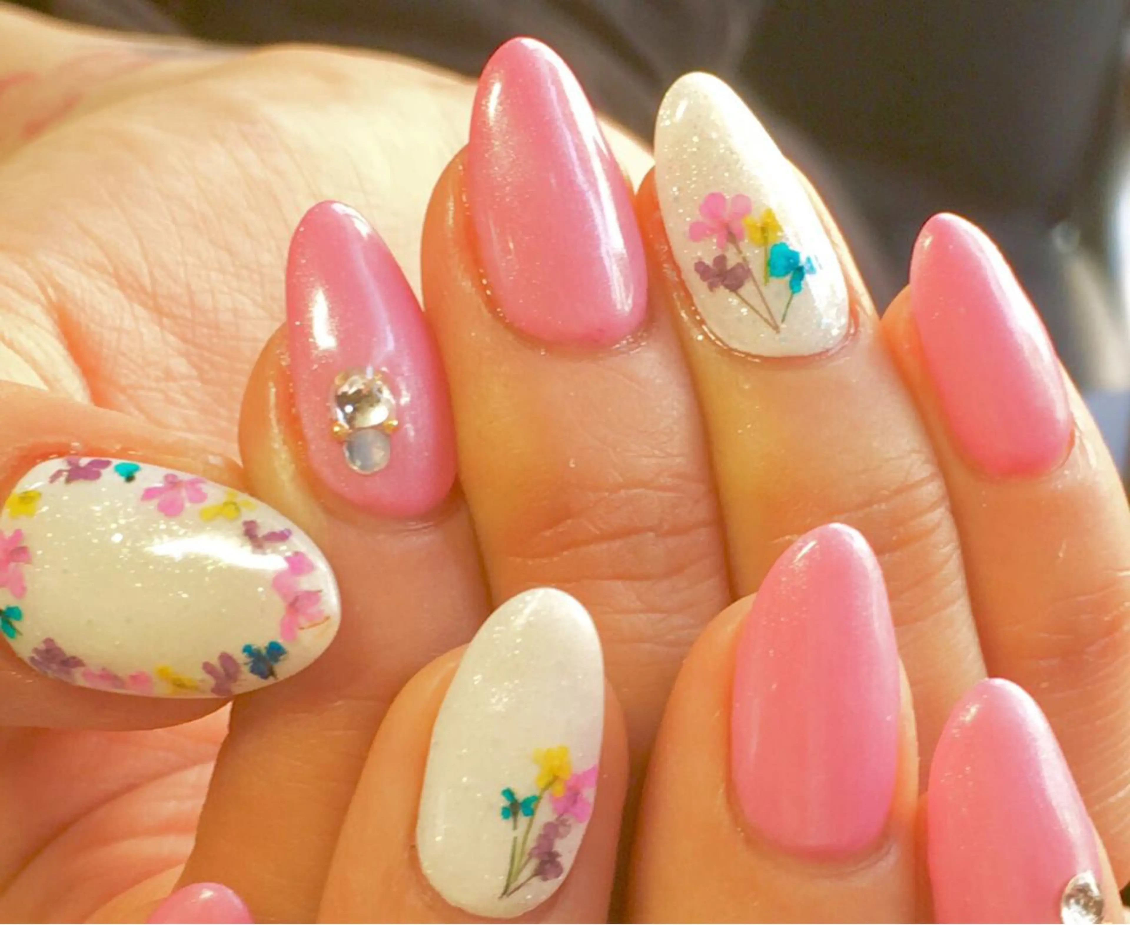 ネイル ジェルネイル ワンカラーネイル アクア ライズのネイルデザイン