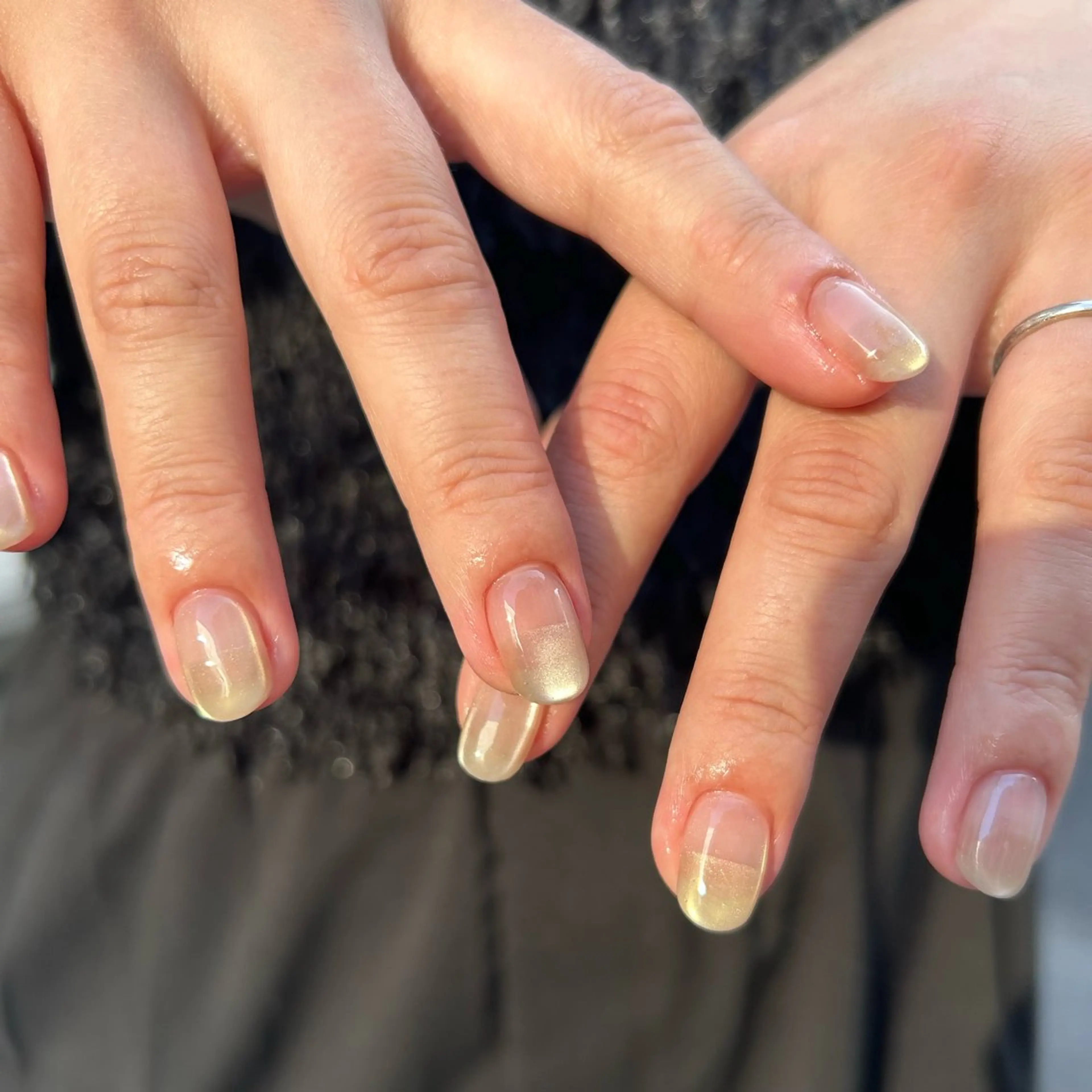 ネイル マグネットネイル ハンドネイル Yumi シンプルネイルのネイルデザイン