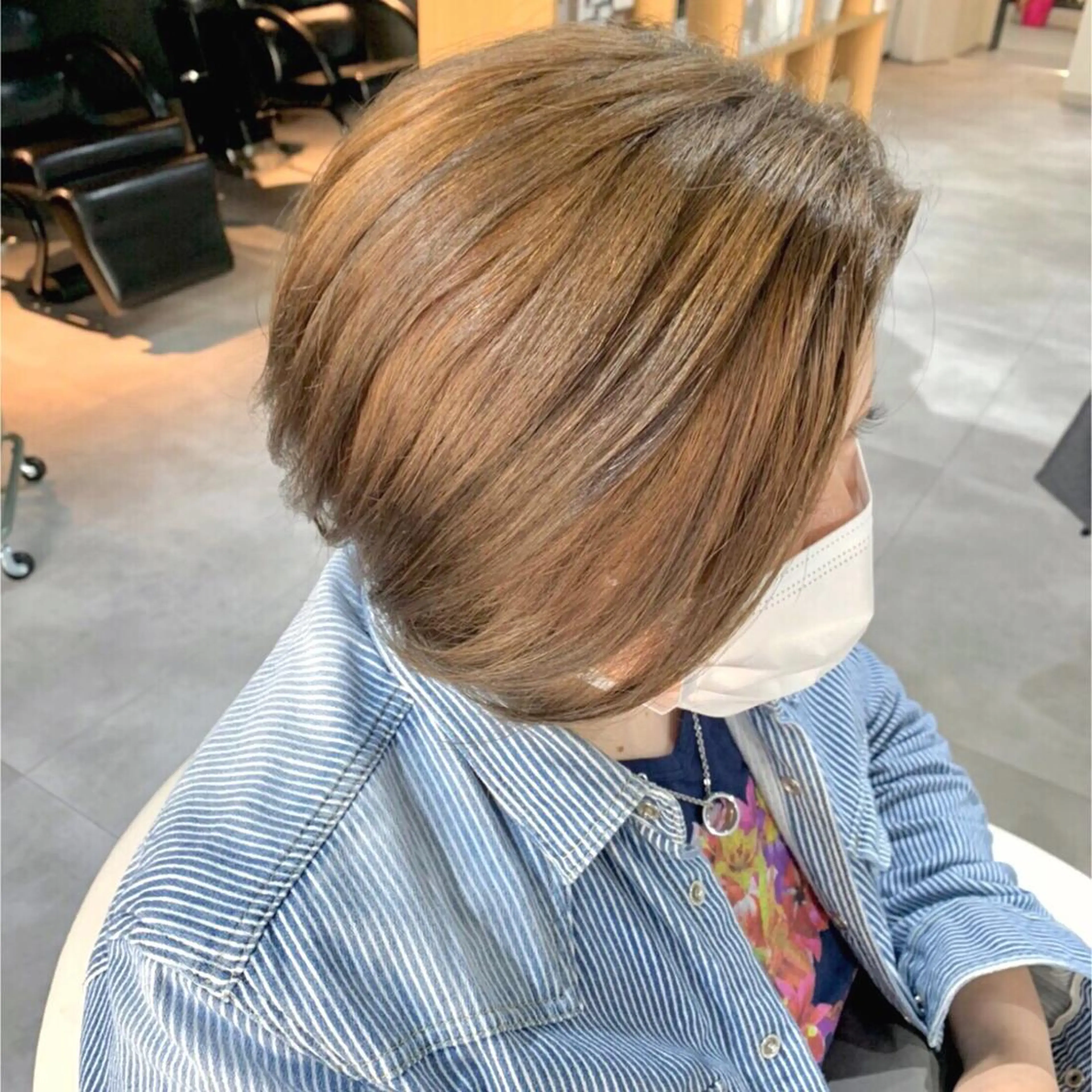 ショート シェアハピ ヤマモトのヘアスタイル