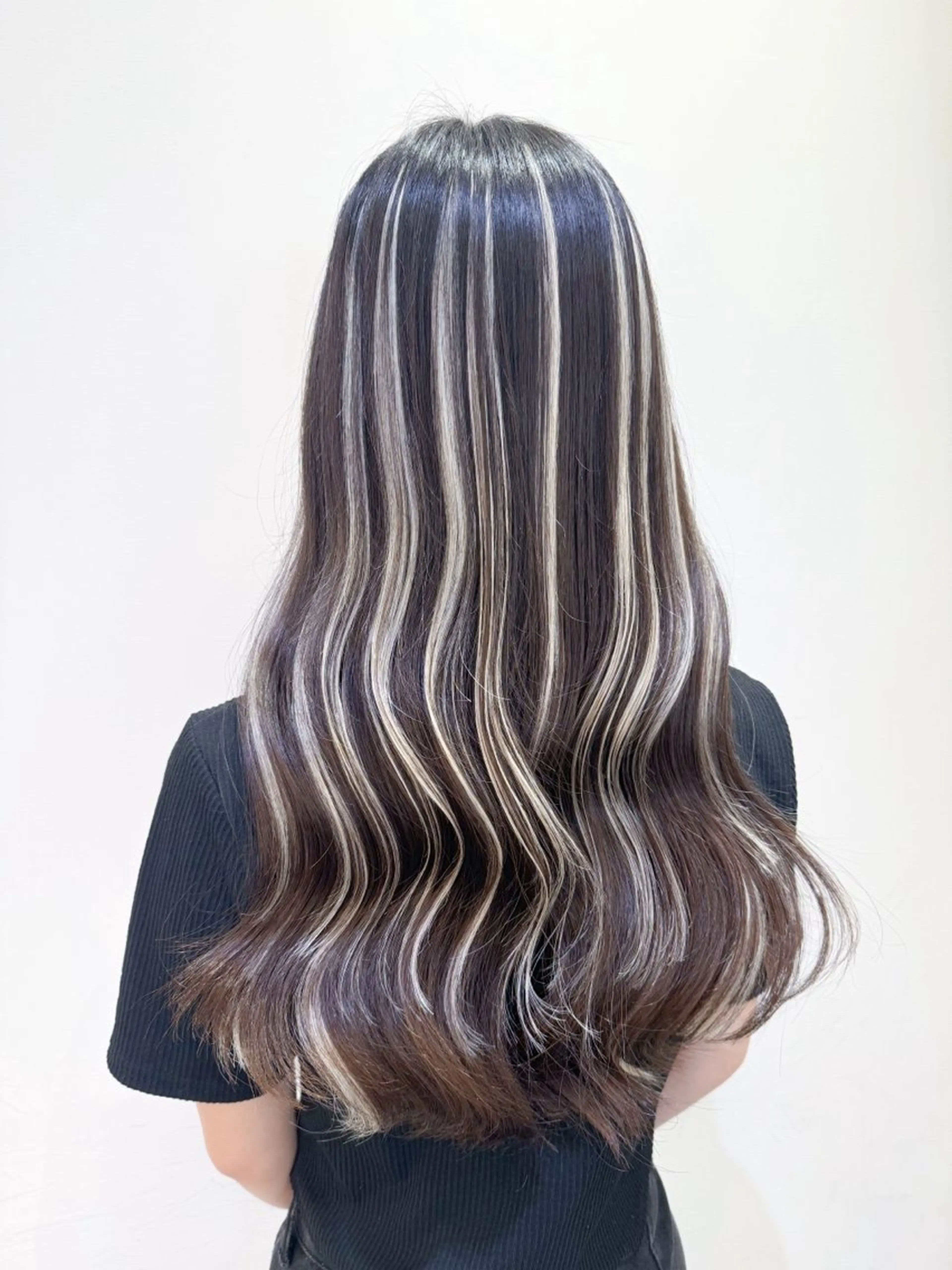 ロング エクステ ハイライト カット エクステ 横浜🍒ルーツカラー エクステ／RIEのヘアスタイル