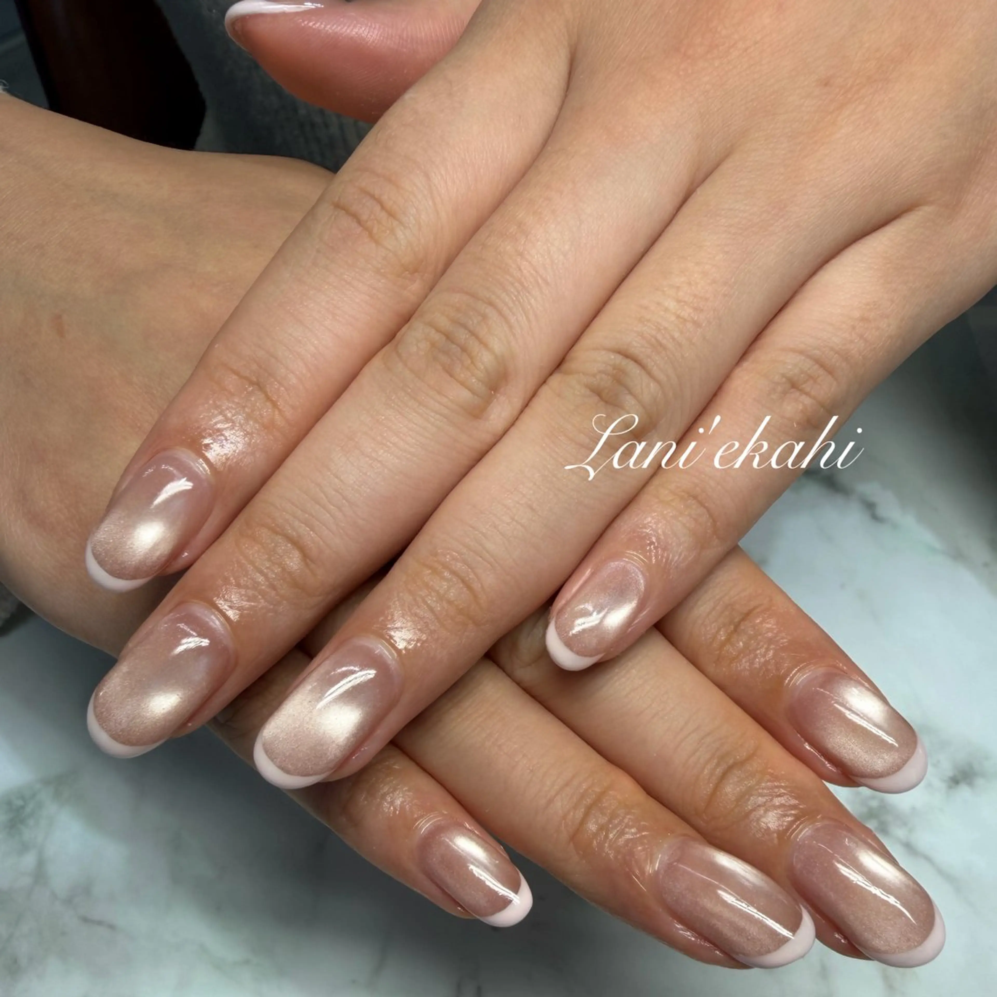 ネイル フレンチネイル ハンドネイル Lani Beeのネイルデザイン
