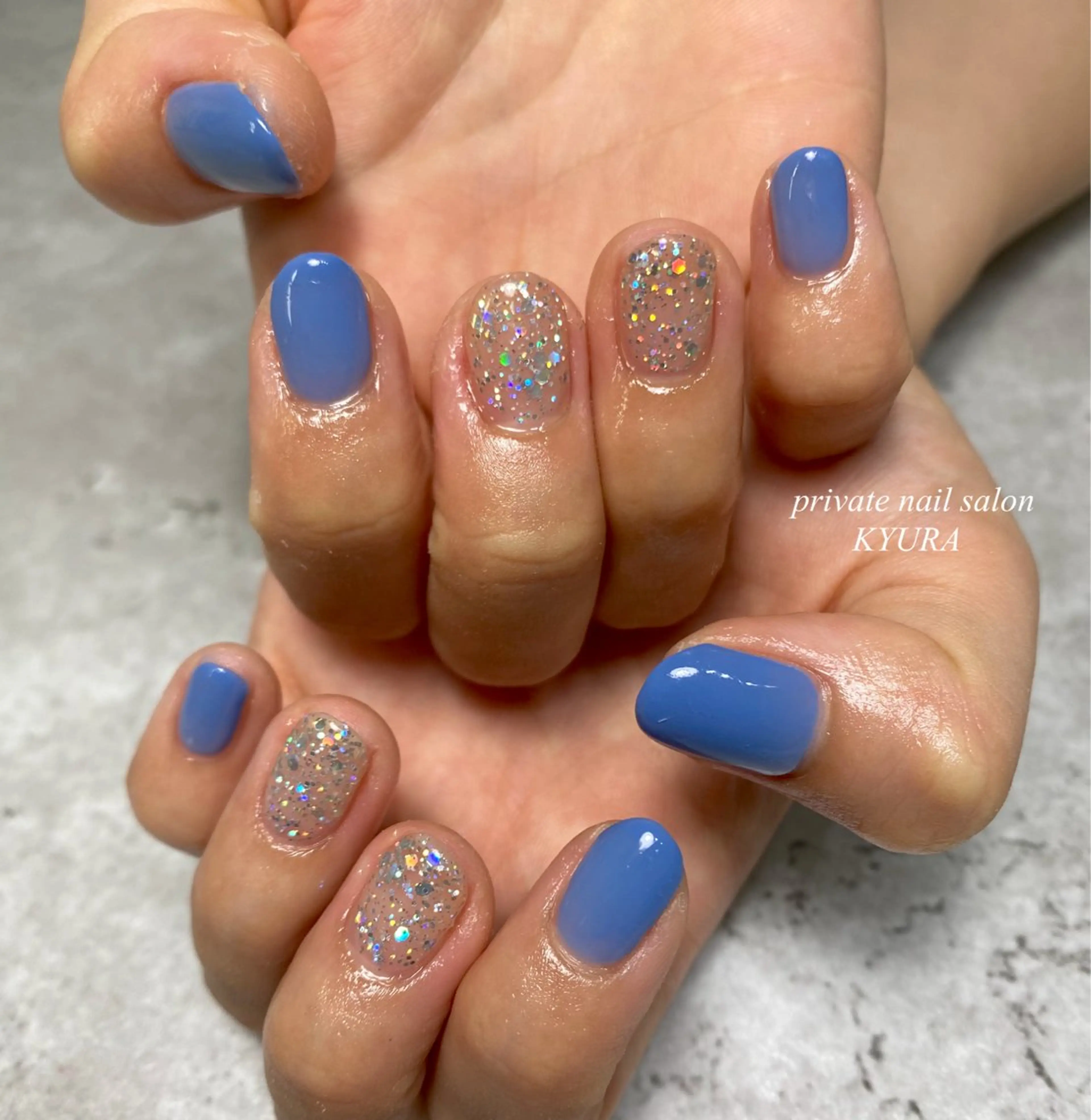 ネイル ワンカラーネイル 大東市ネイルサロン 【KYURA】ｷｭﾗのネイルデザイン