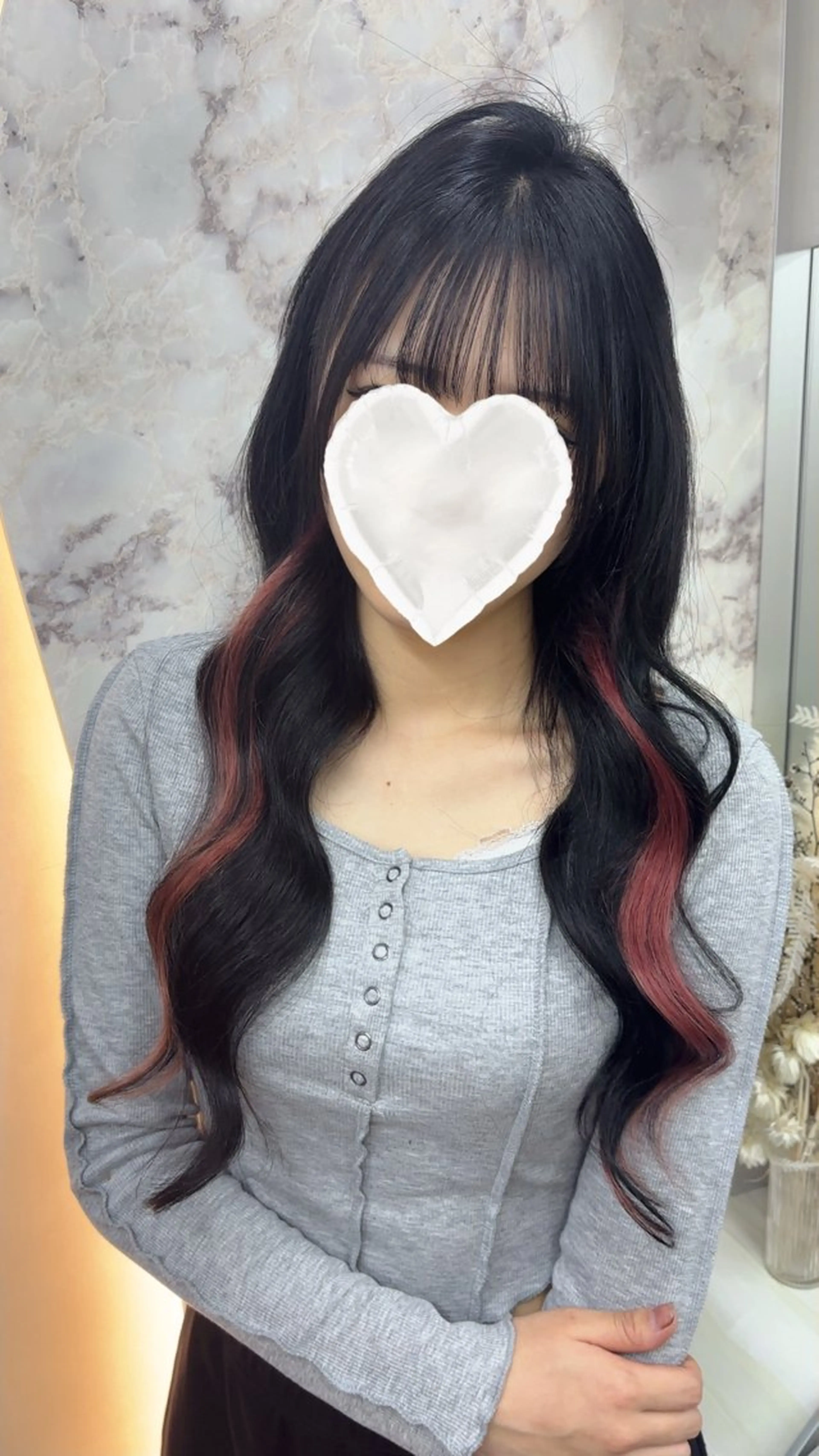 カラー 🤍るい🤍ブリーチ モデル募集中🪽🫧のヘアスタイル