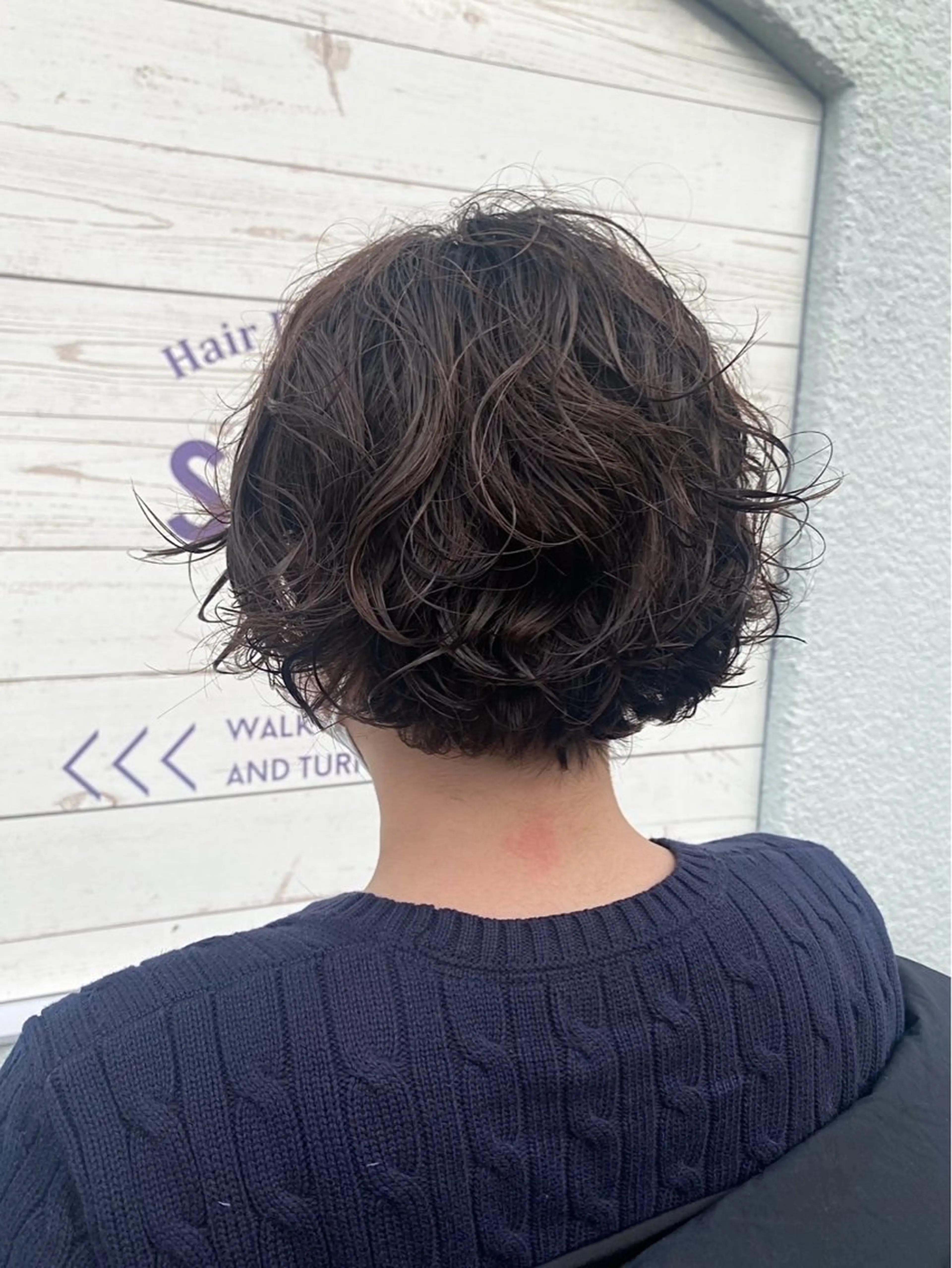 ショート パーマ Saloクルミ/ パーマモデル☁️のヘアスタイル