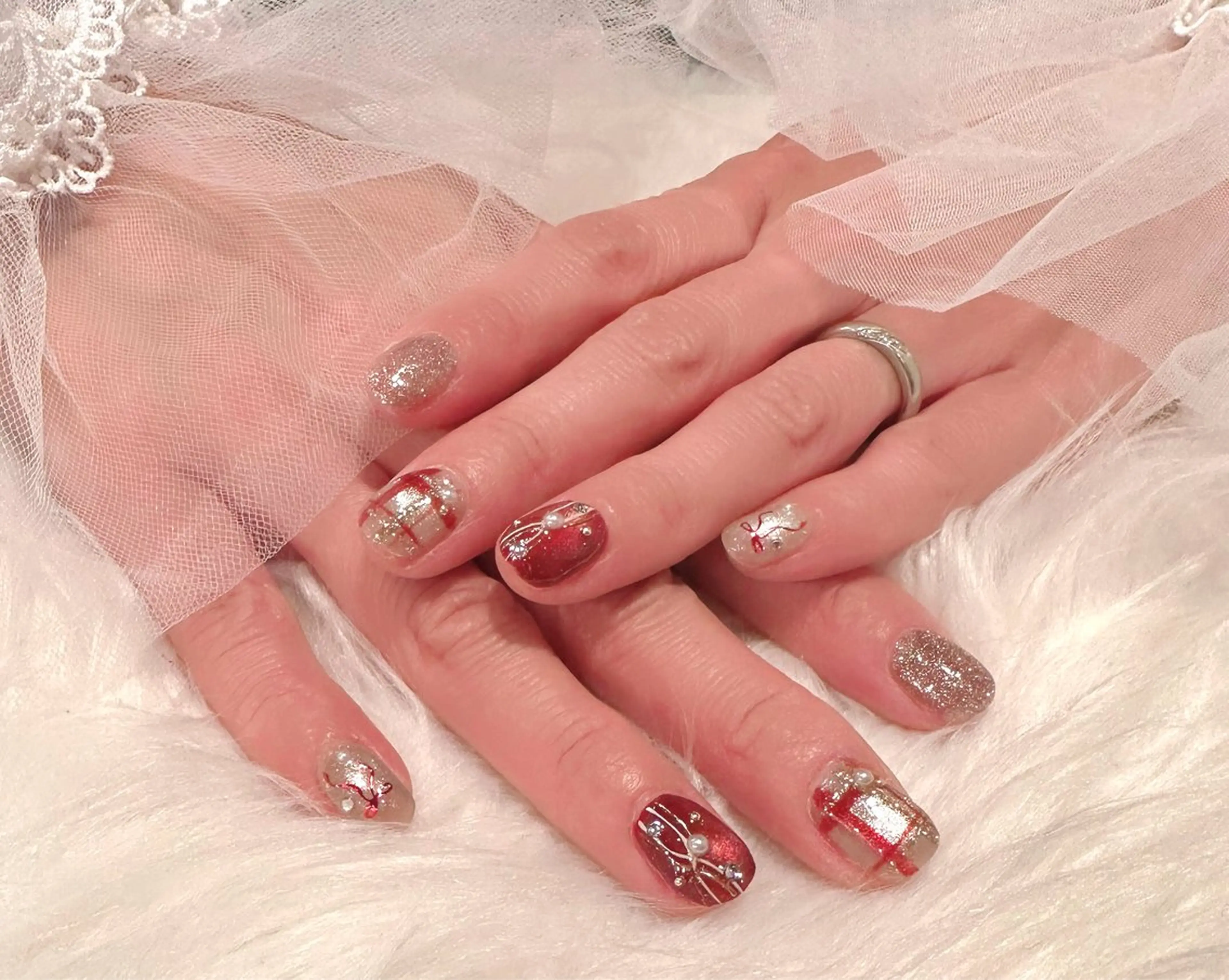 🎀初回限定🎀【オフなし】お持ち込みデザイン(甘皮ケア込み)の写真