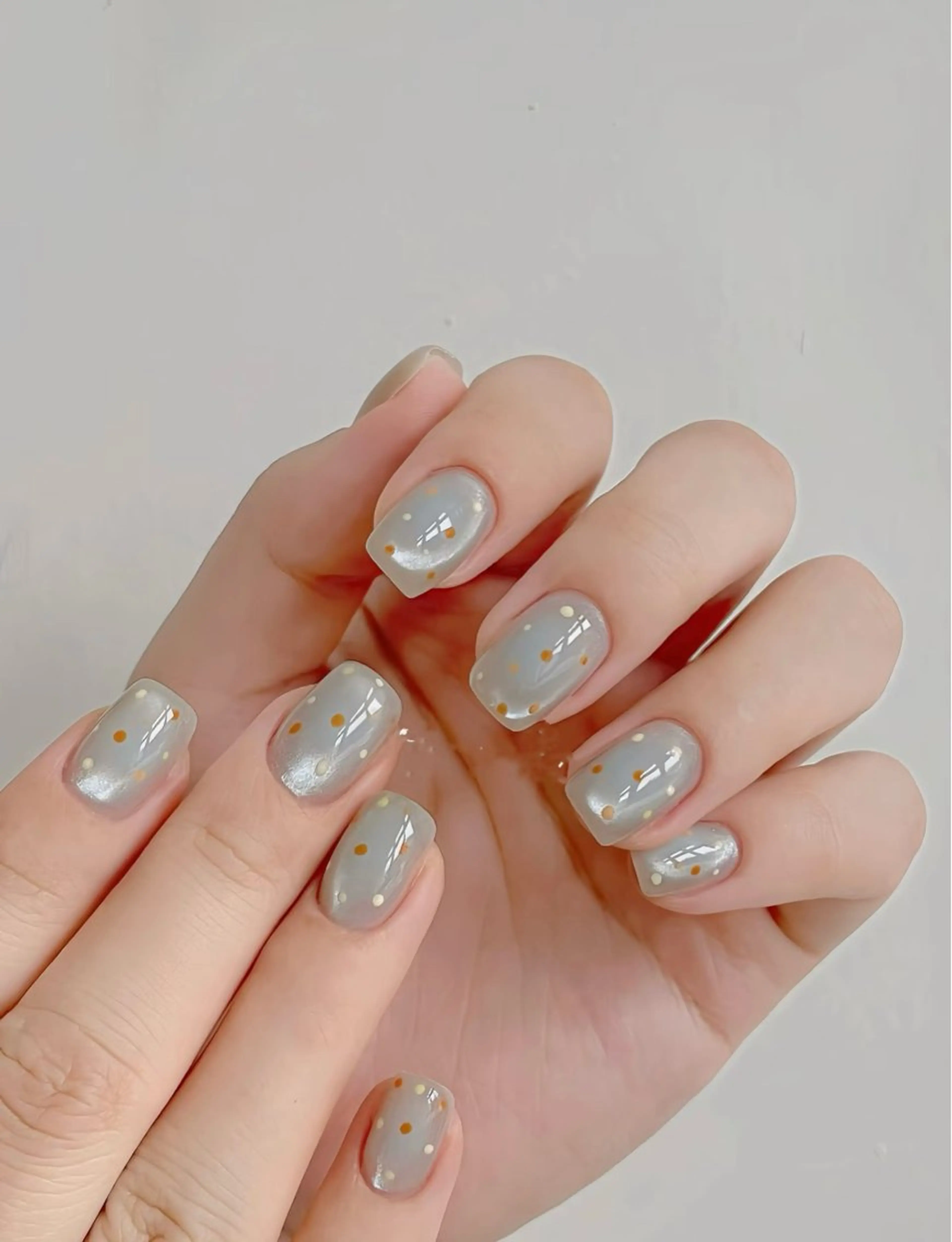 ネイル オーロラネイル 長さ出し フットネイル フレンチネイル ジェルネイル min nails中目黒のネイルデザイン