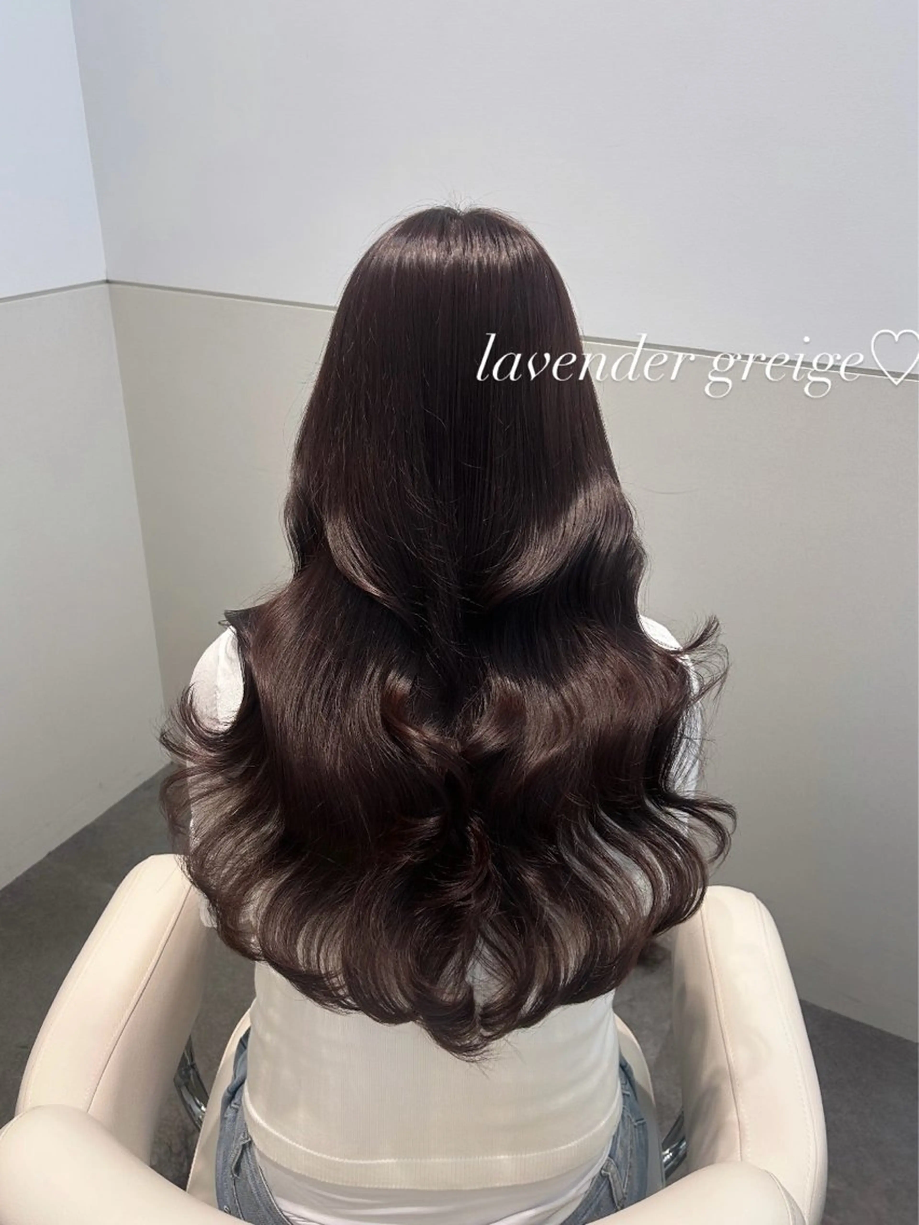 ロング カラー カット ヘアカラー トリートメント 🩷韓国ヘア/ヨシン モリ🩷Maikaのヘアスタイル