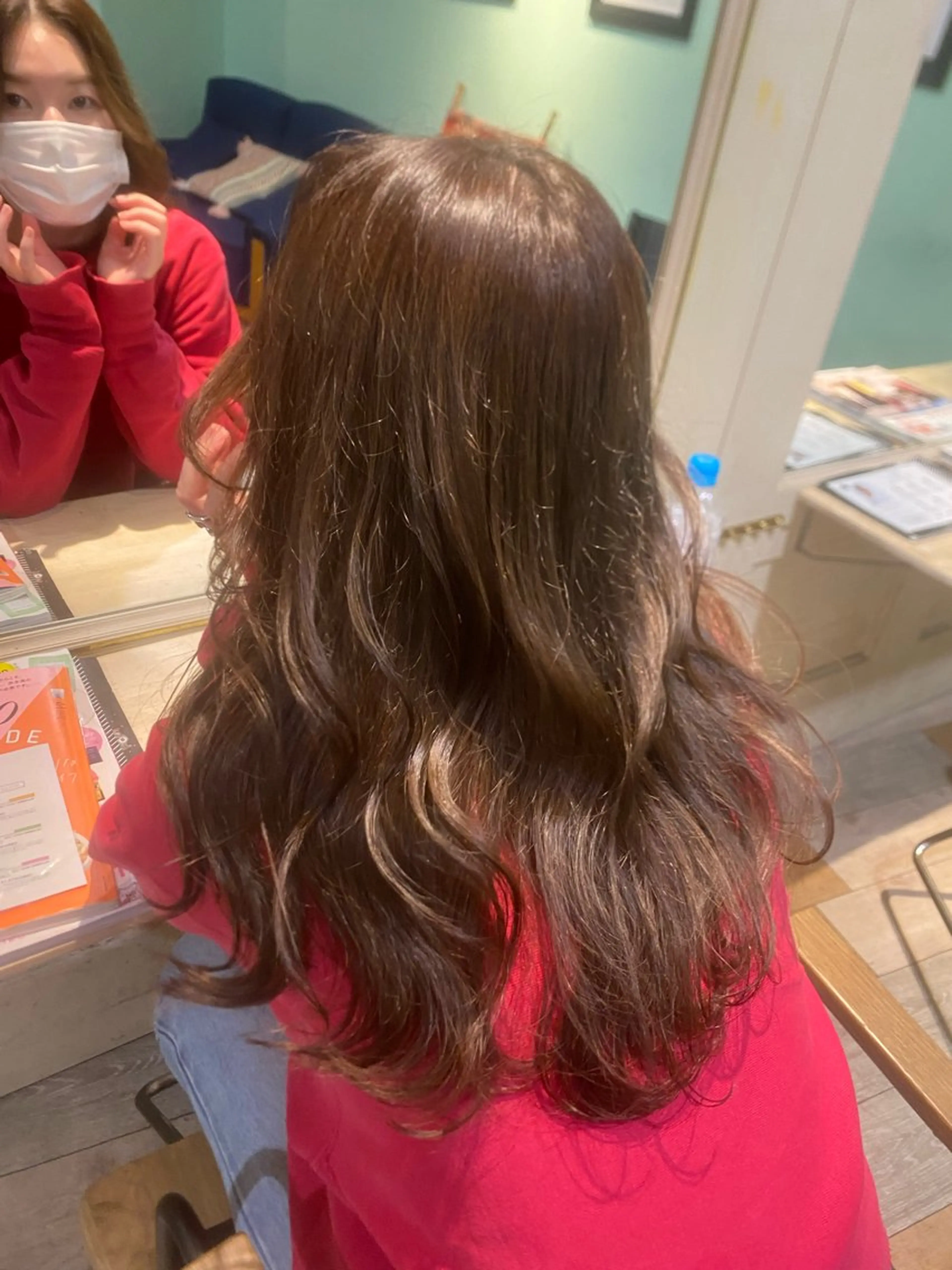 セミロング カラー ブリーチ ダブルカラー ブリーチなしカラー カット ヘアカラー 🌈デザインヘア職人 Kaede🌈のヘアスタイル