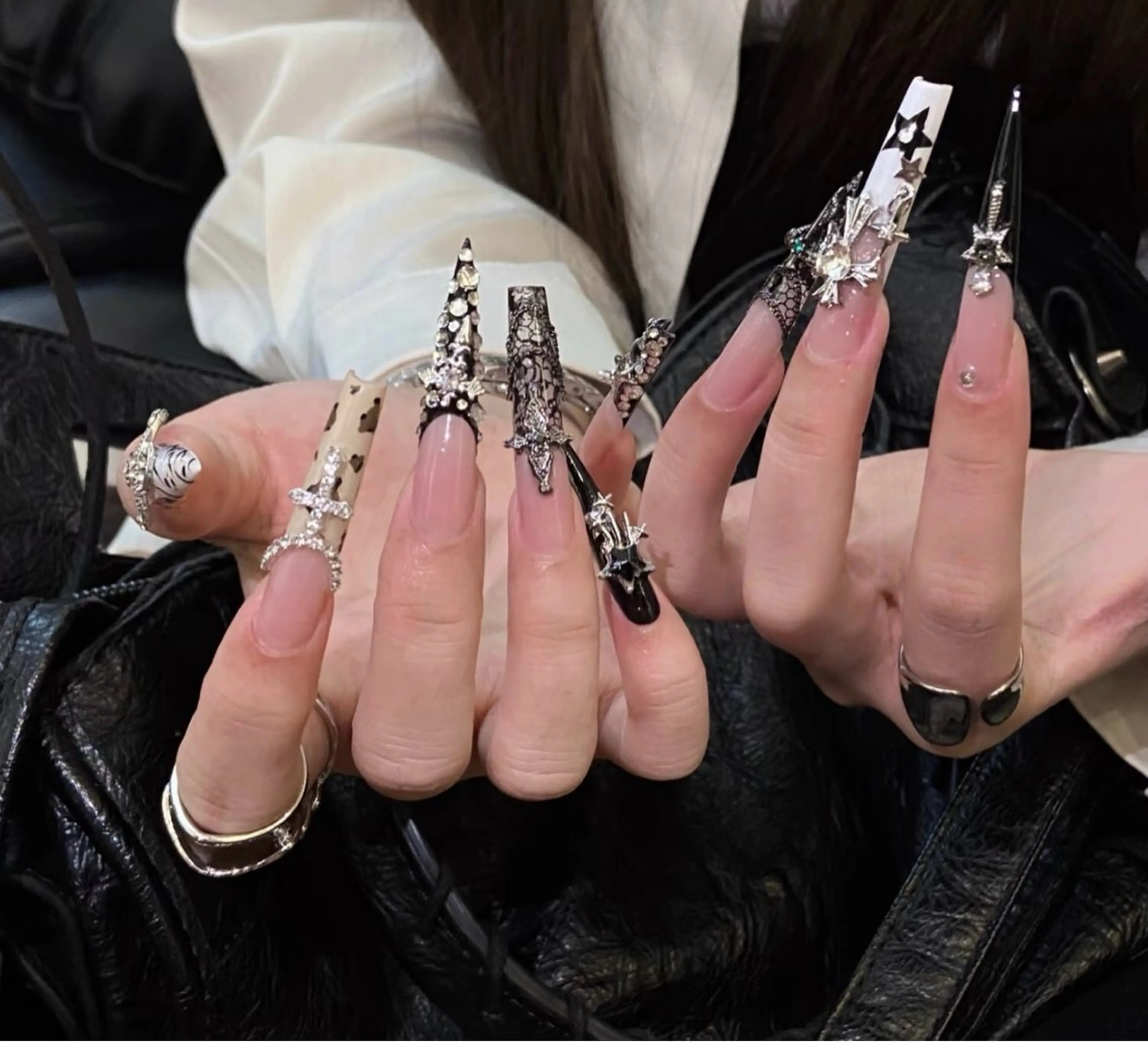 ネイル ハンドネイル 長さだし専門店 M2　rikaのネイルデザイン