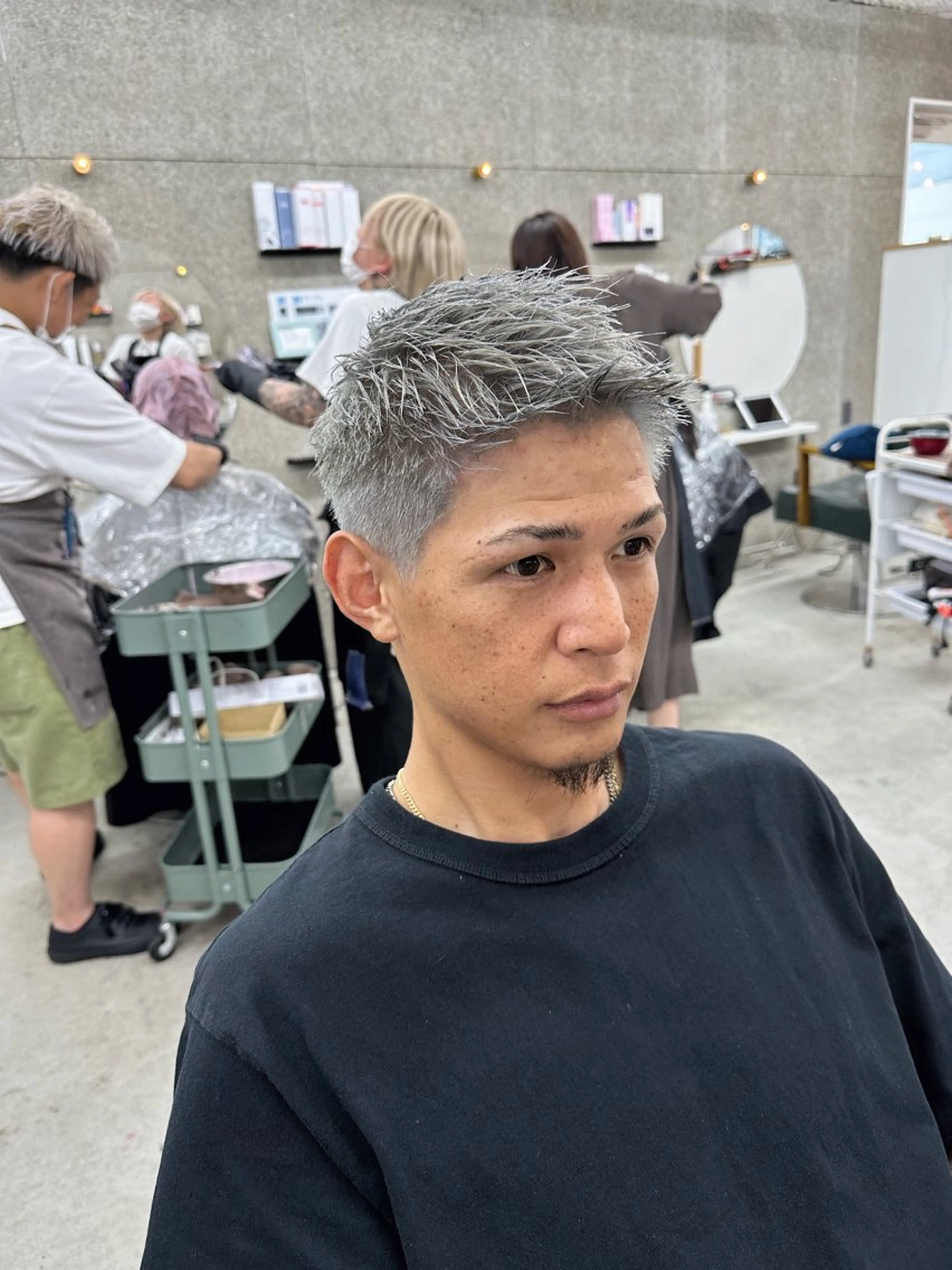 カラー メンズ ヘアカラー 八谷 将平のヘアスタイル