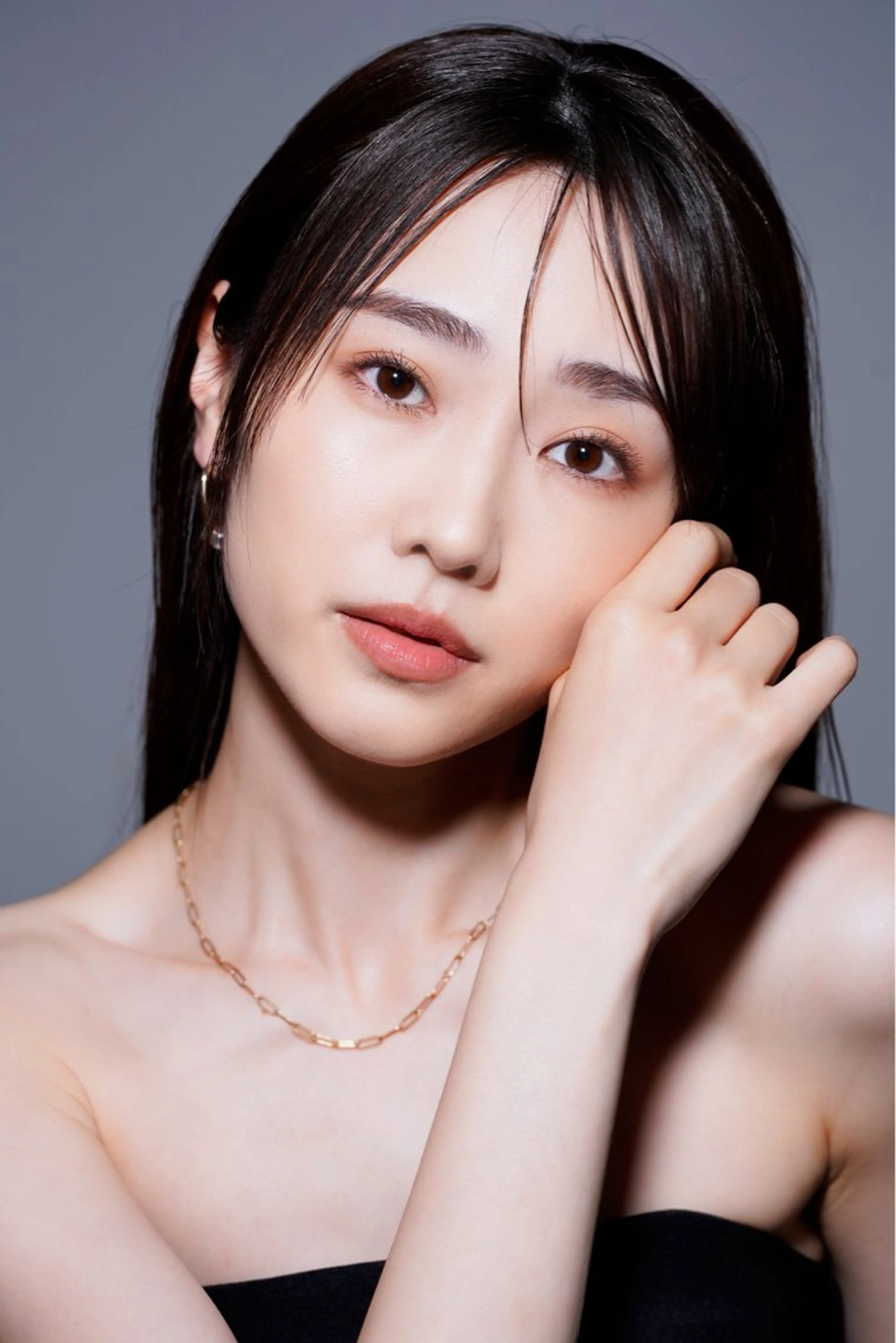 韓国風ヘアセット＆フルメイクの写真