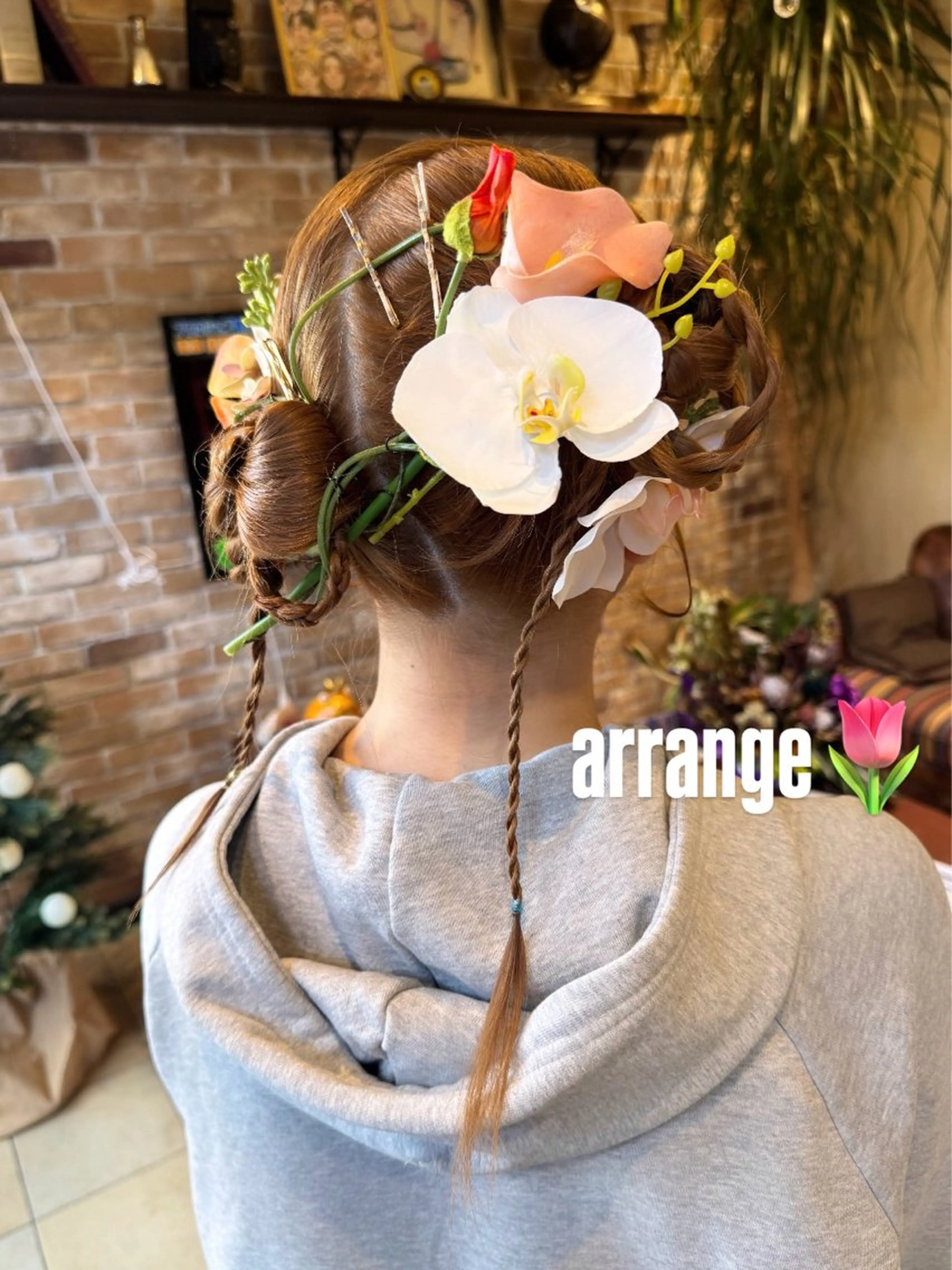 ロング ヘアアレンジ 成人式 ヘアセット Lyhair🦊🎀 AKIのヘアスタイル