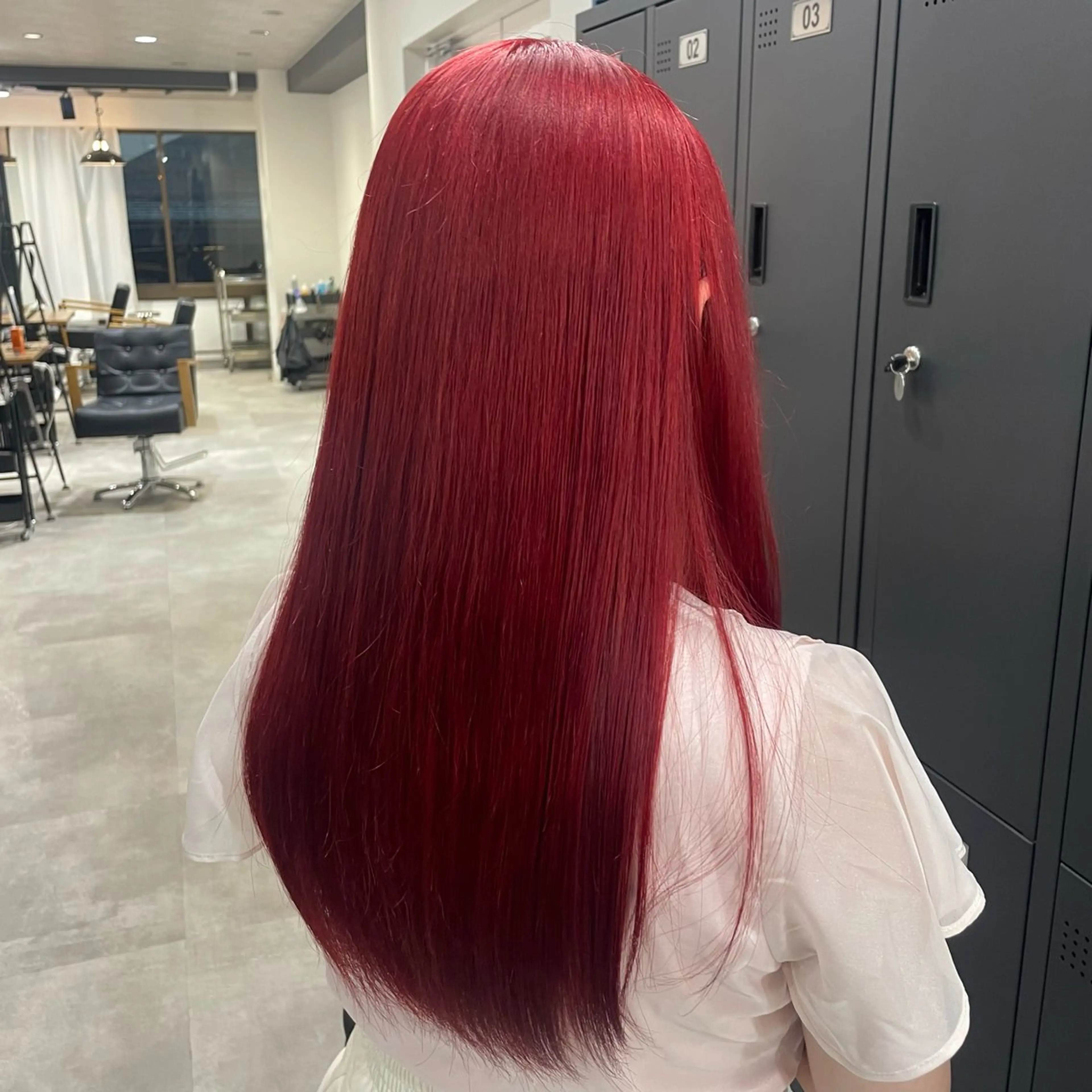 ロング カラー ヘアカラー トリートメント うる艶カラー/ハイト ーン🎀hina🎀のヘアスタイル