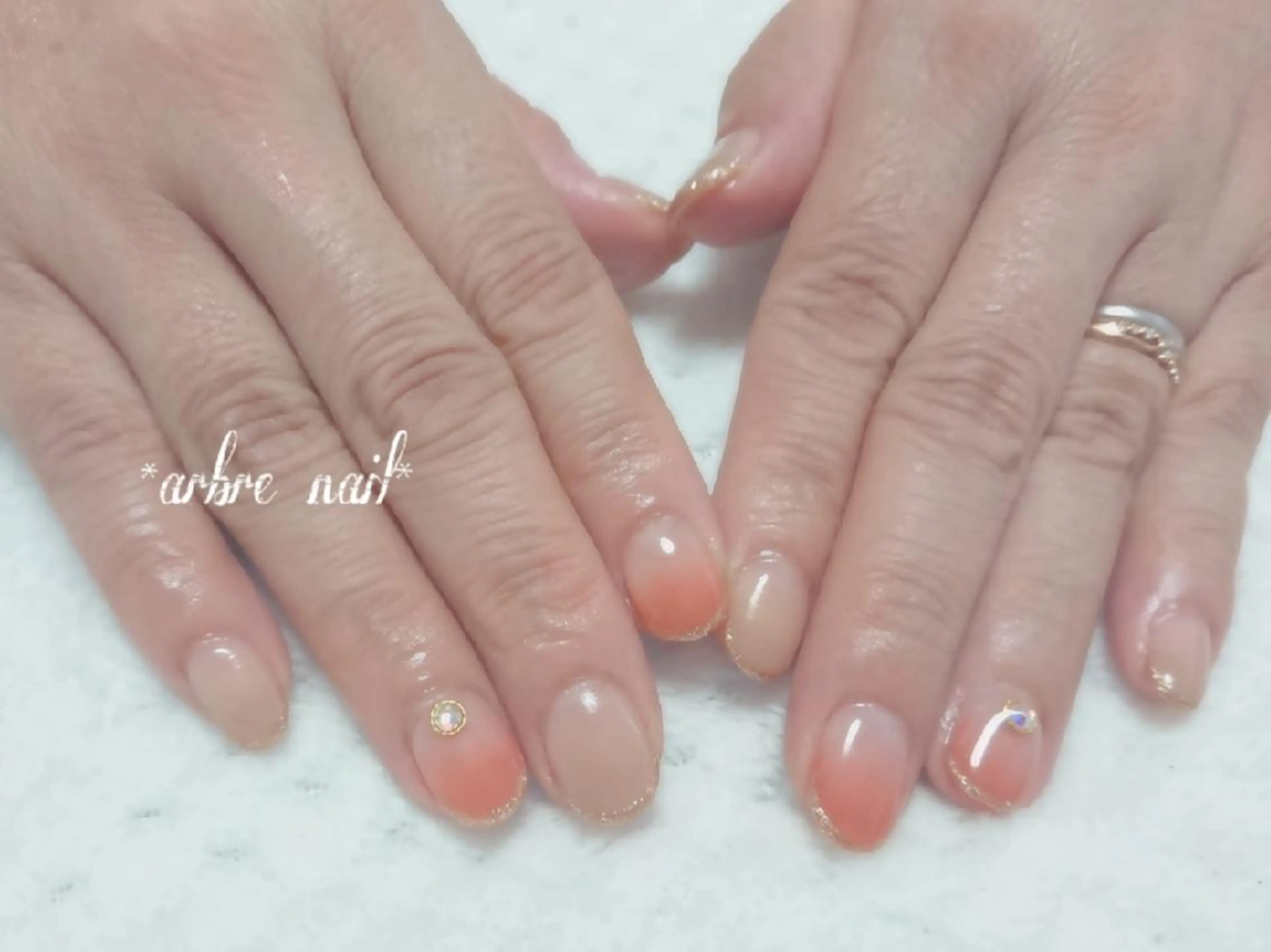 ネイル ハンドネイル ✯.。 arbre nail 。✯.のネイルデザイン