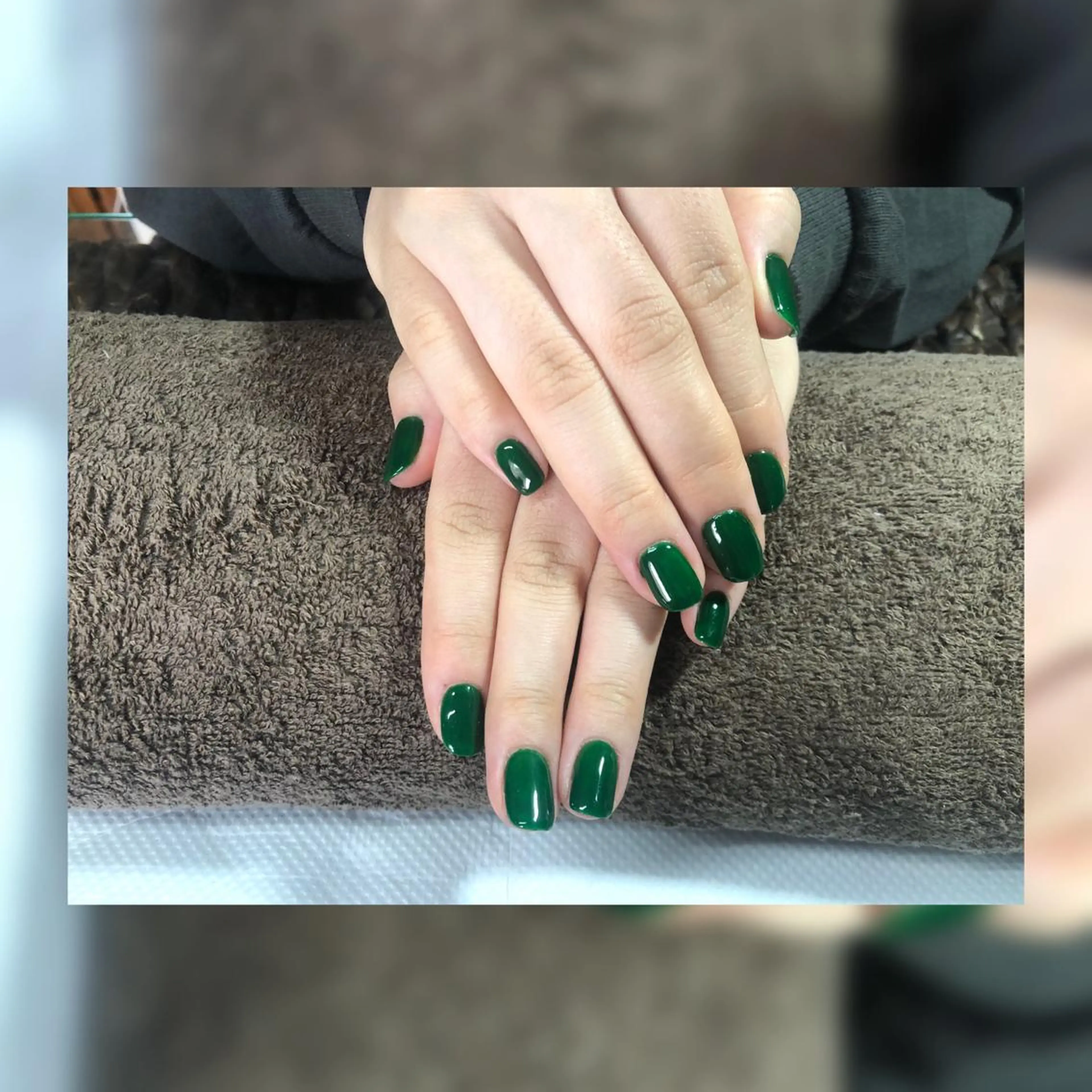 ネイル ジェルネイル ワンカラーネイル ハンドネイル 華~Hana~所属・シェービング& ネイル華~Hana~のネイルデザイン