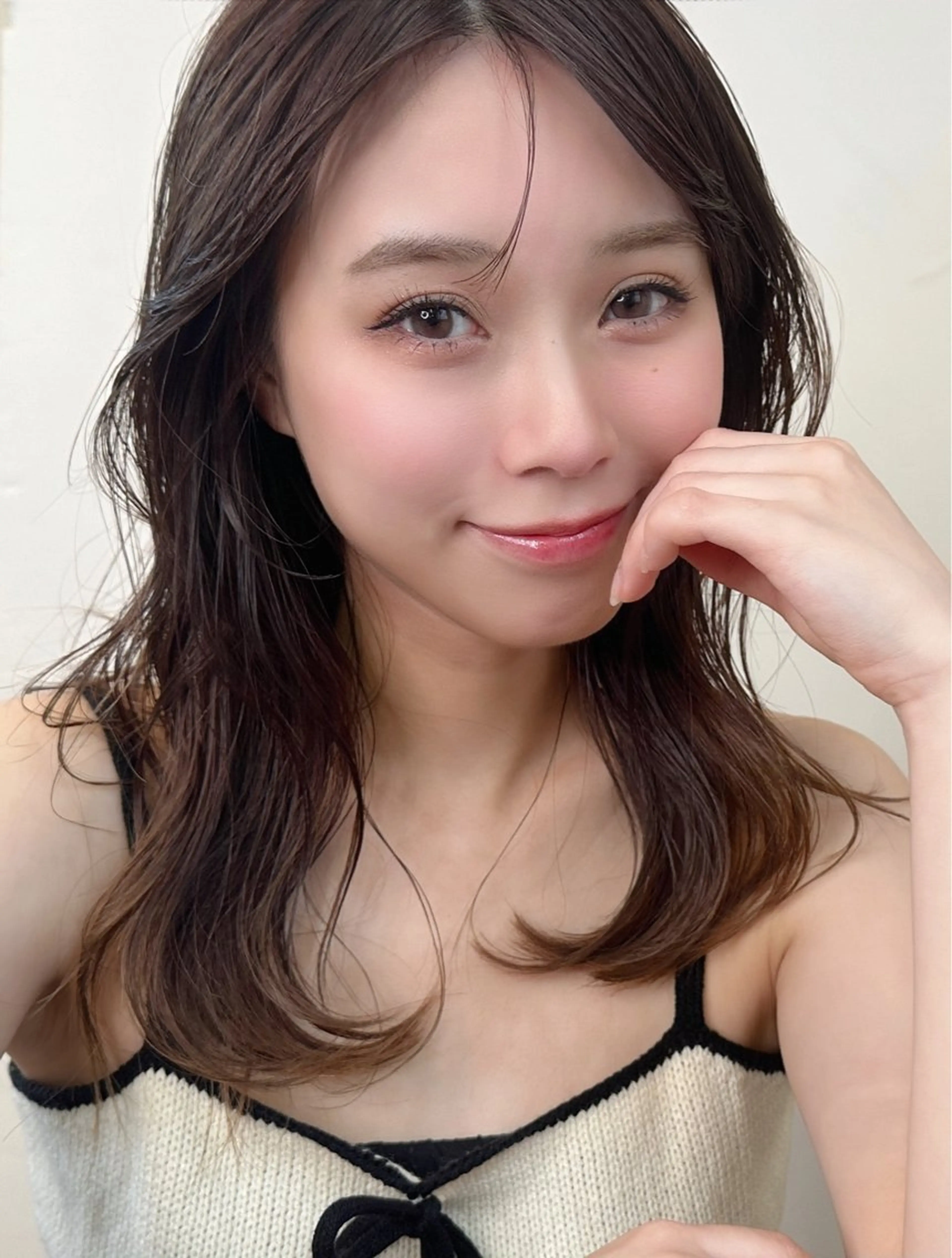 ミディアム カラー カット ヘアカラー トリートメント 韓国ヘア🇰🇷🎀 YURIAのヘアスタイル