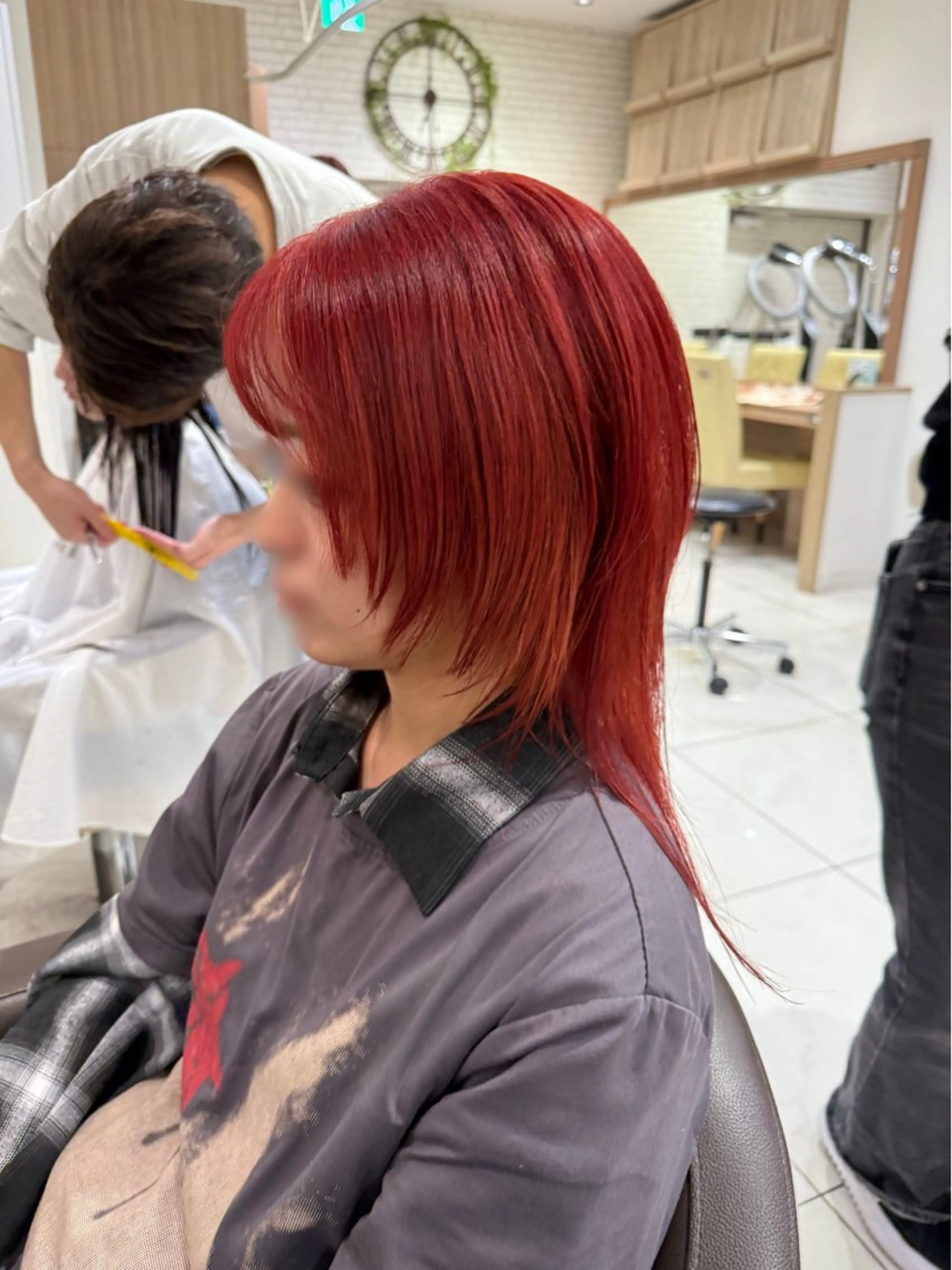 ミディアム ヘアカラー 玉村 愛李 【ash 津田沼店】のヘアスタイル