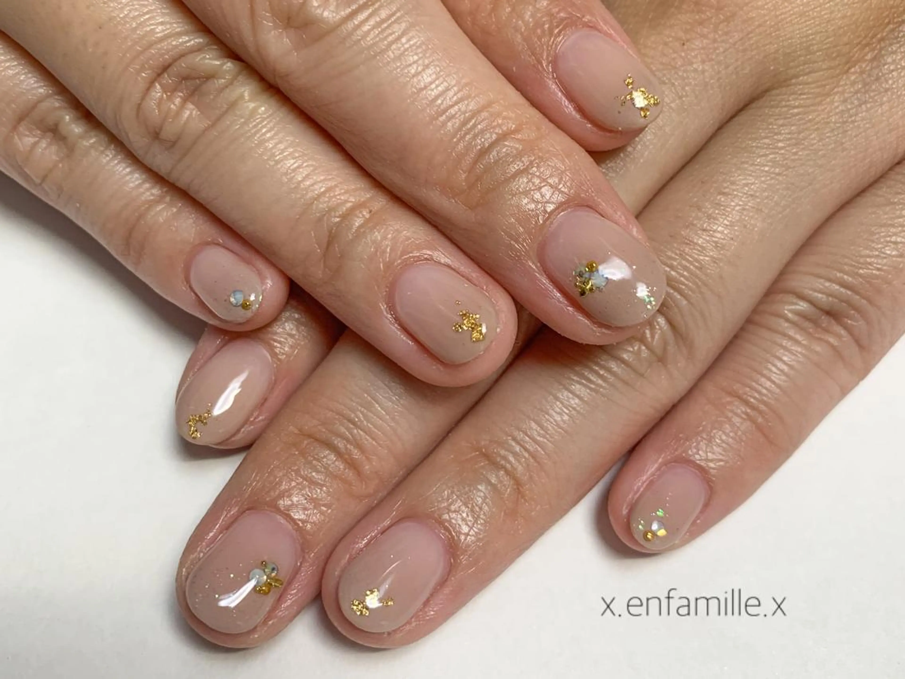 ネイル ハンドネイル nail salon en familleのネイルデザイン