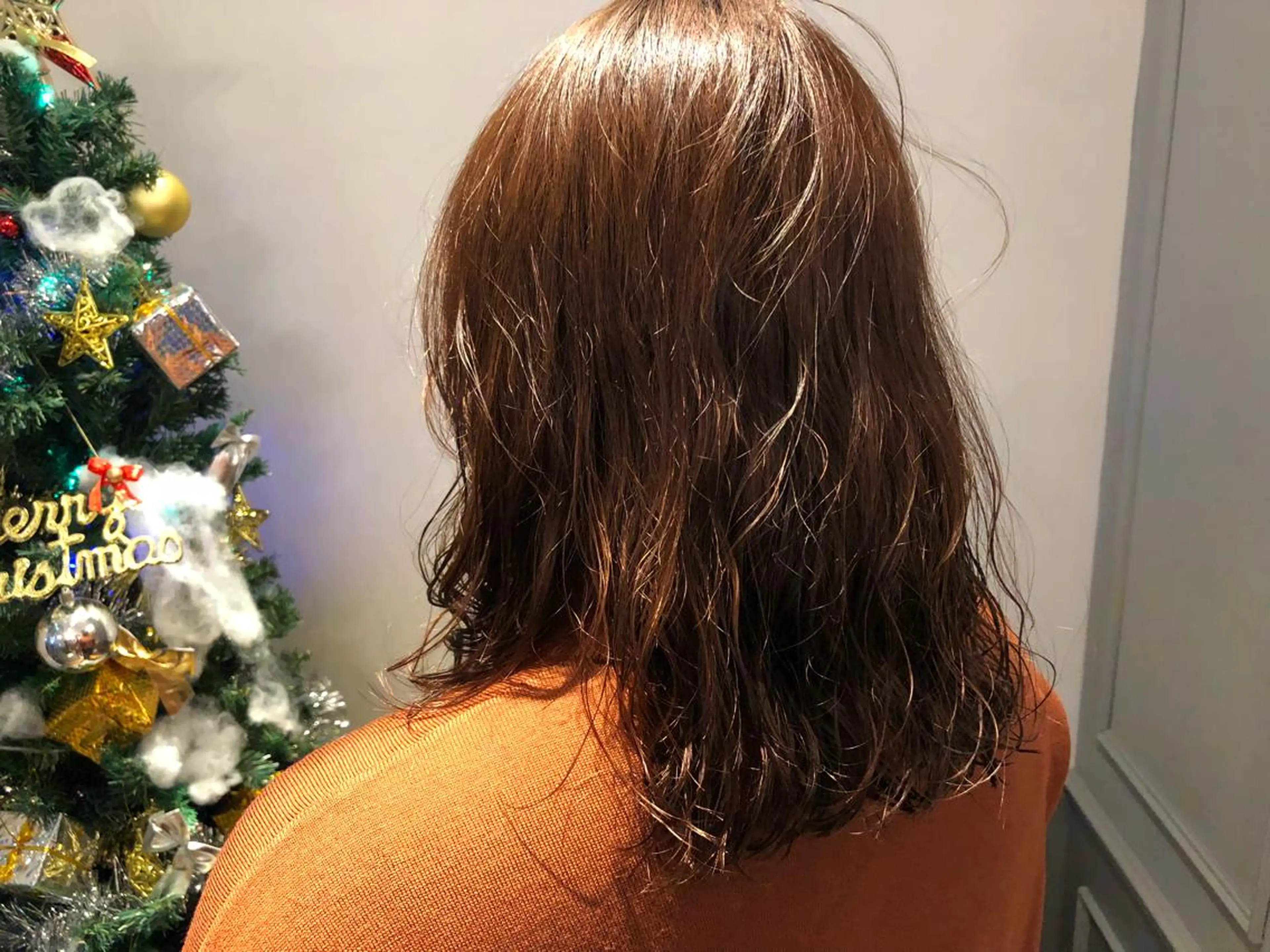 ミディアム カラー パーマ レイヤーカット✂️ 横浜No1♡下鳥翔子のヘアスタイル