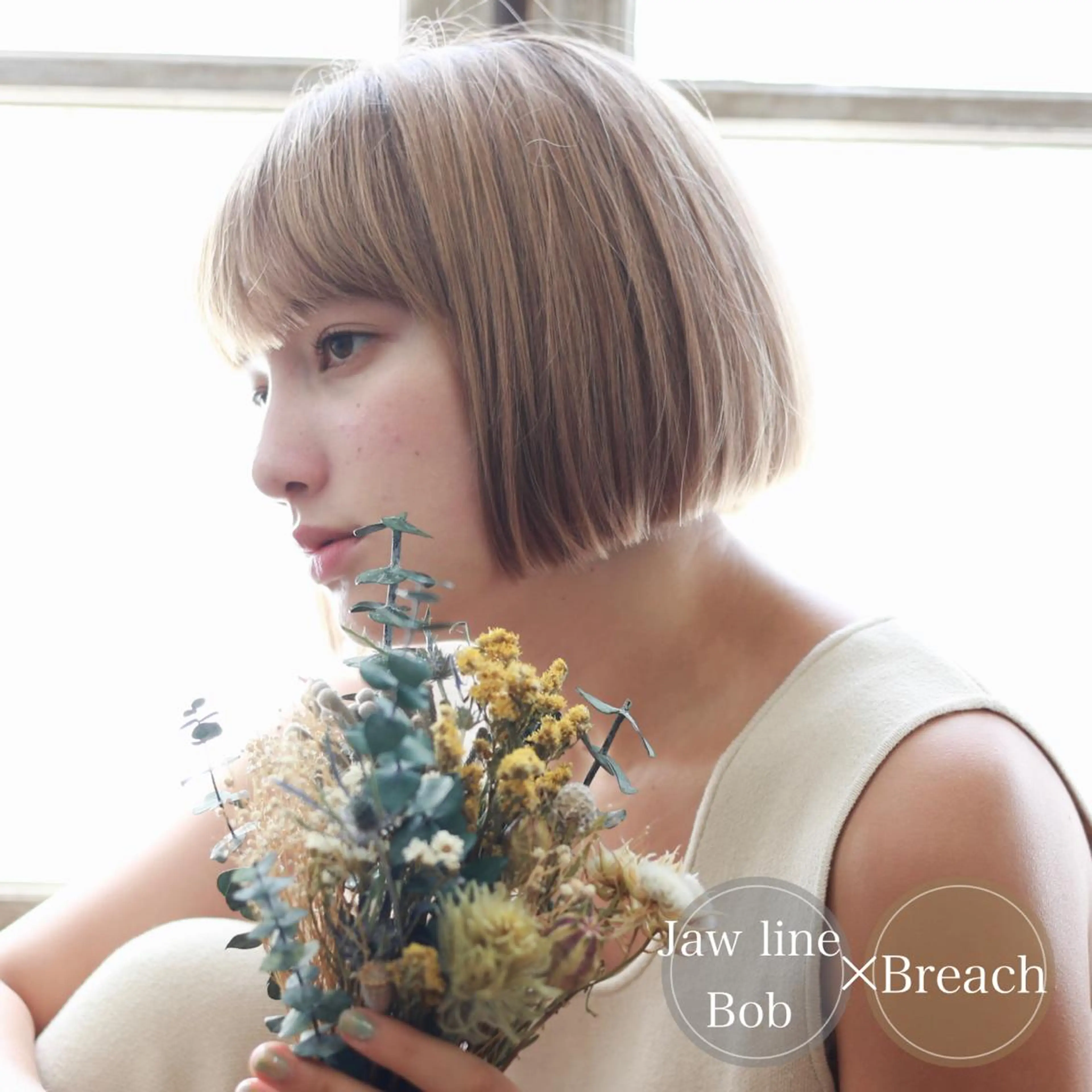 ショート カラー ブリーチ イヤリングカラー インナーカラー くせ毛 似合わせカット アンブレラカラー💫 フェイスフレーミングのヘアスタイル