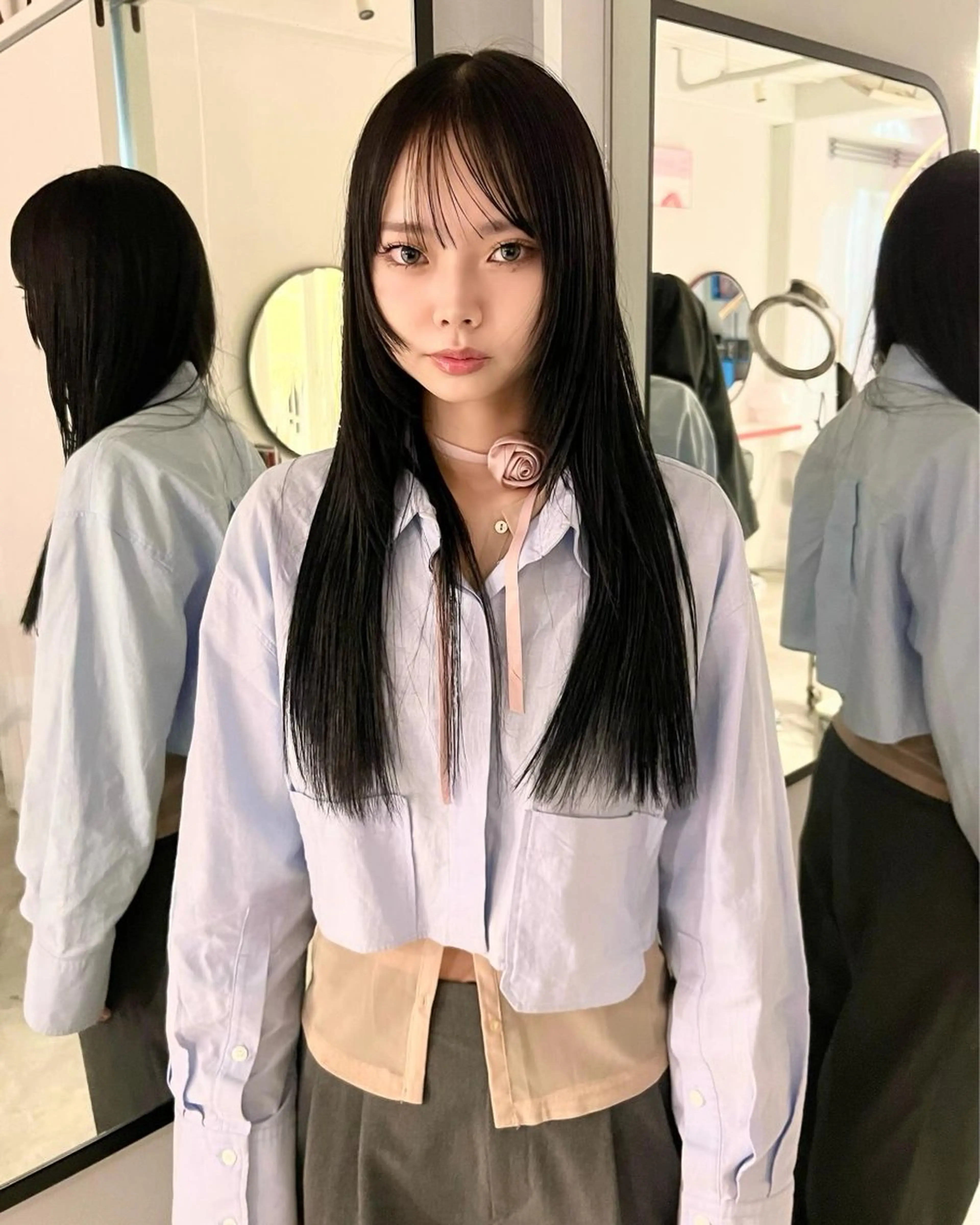 ロング ロングレイヤー レイヤーカット ロング 丹治 一輝ボブ/ショートのヘアスタイル