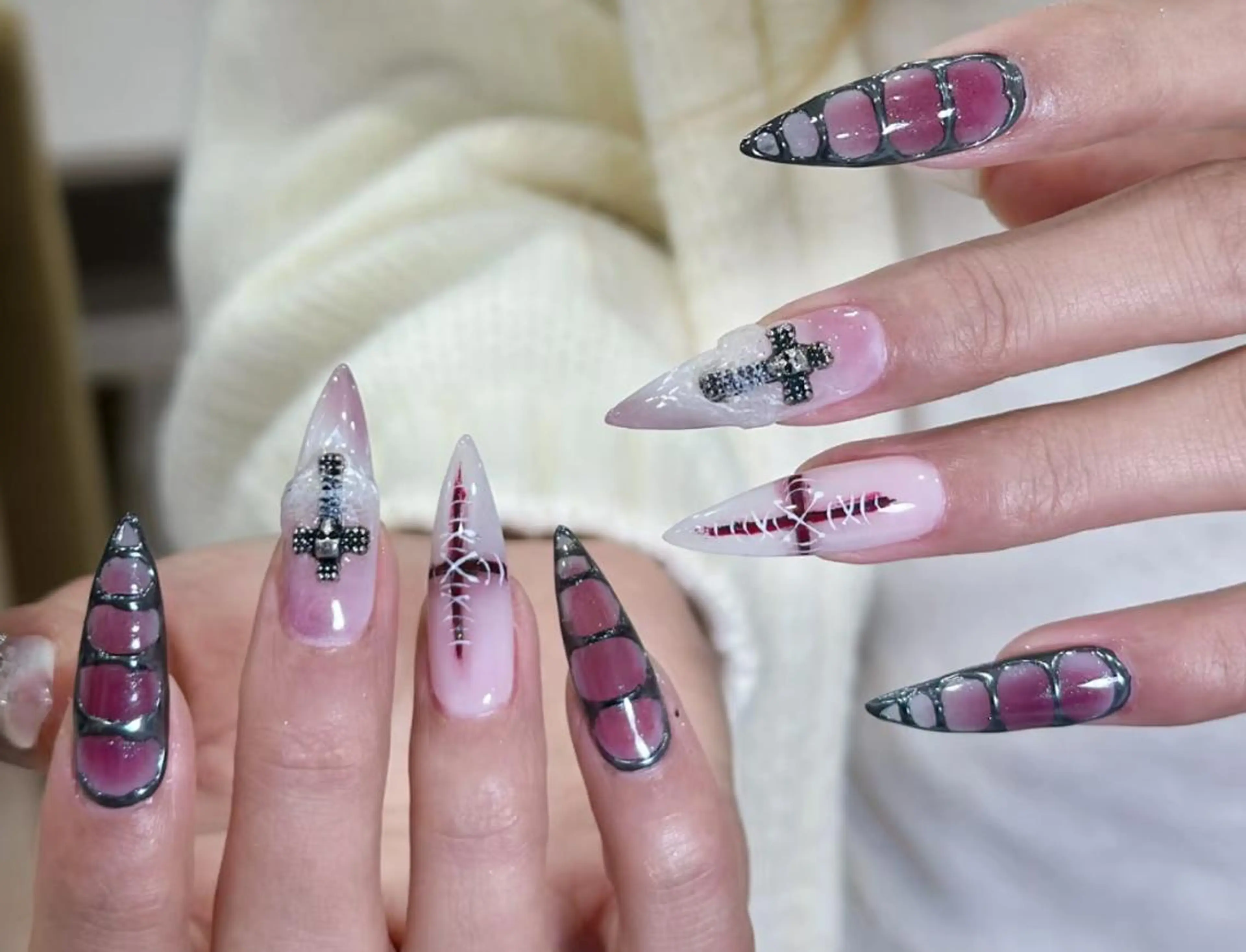 ネイル ハンドネイル ハンドケア 🍑 momo_nailのネイルデザイン