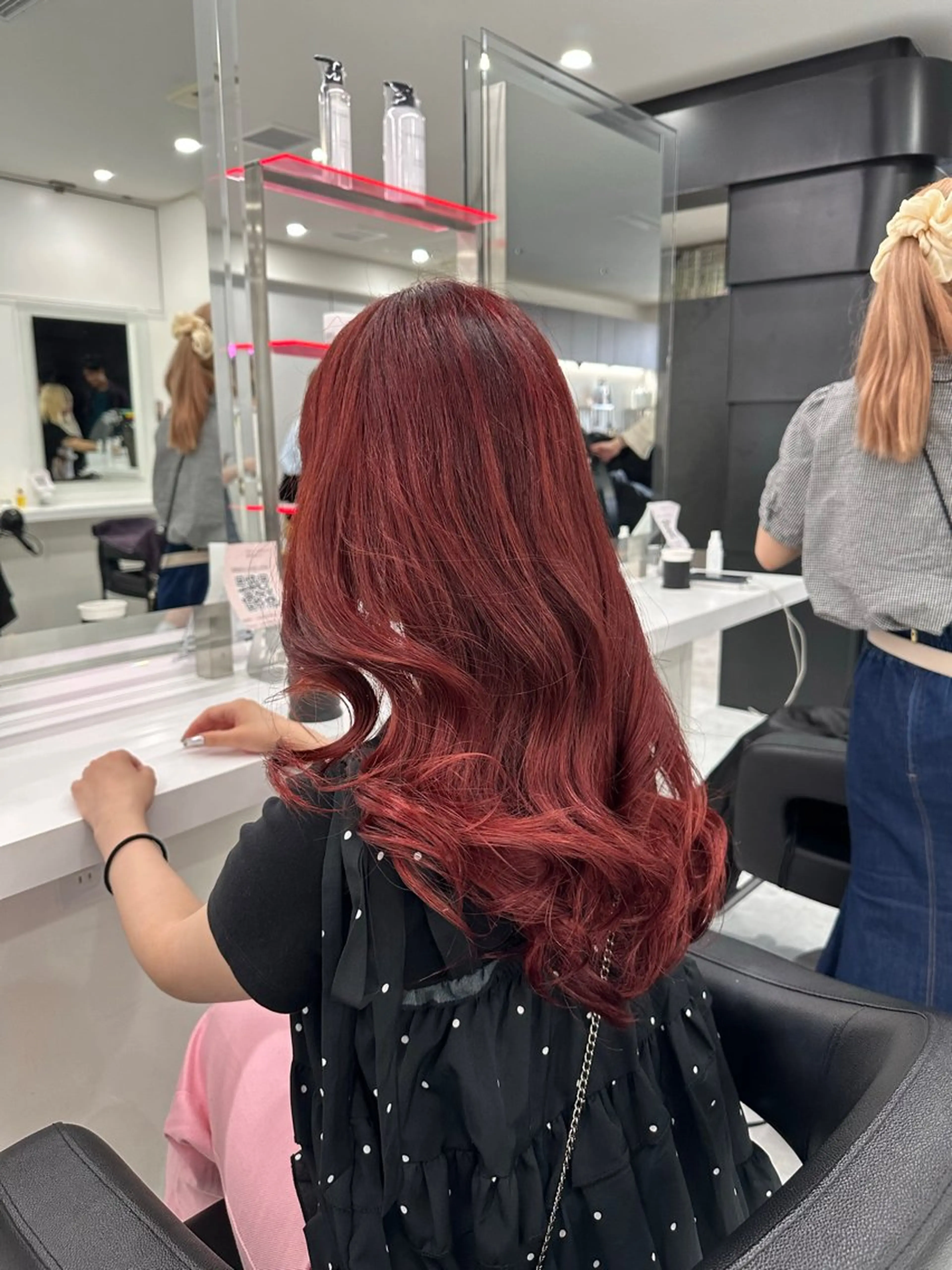 ロング カラー ヘアカラー 韓国アイドル🤍ブリ ーチカラー🤍わかなのヘアスタイル