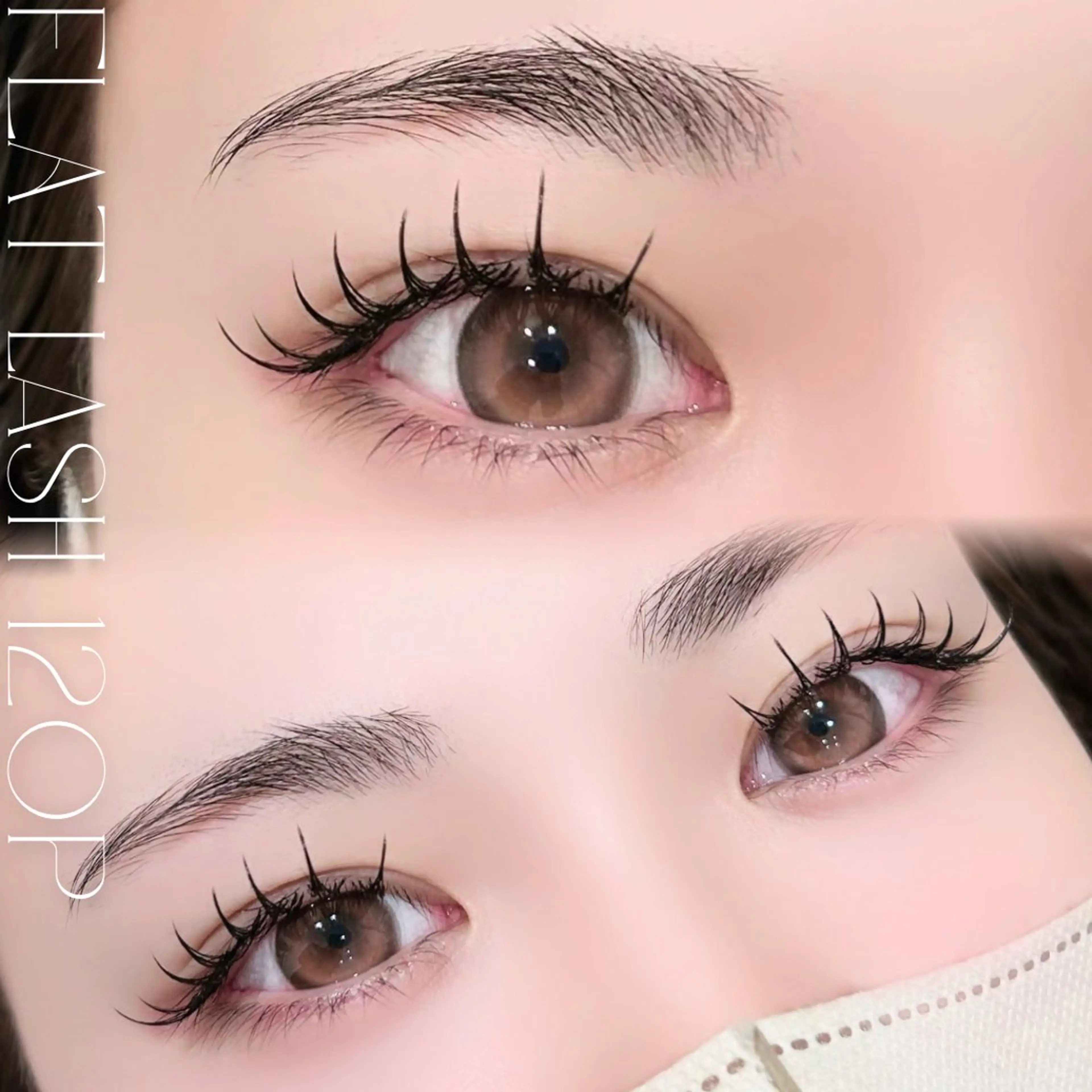 人気No.2💙120本♡フラットラッシュor セーブル🥀オフ無料！の写真