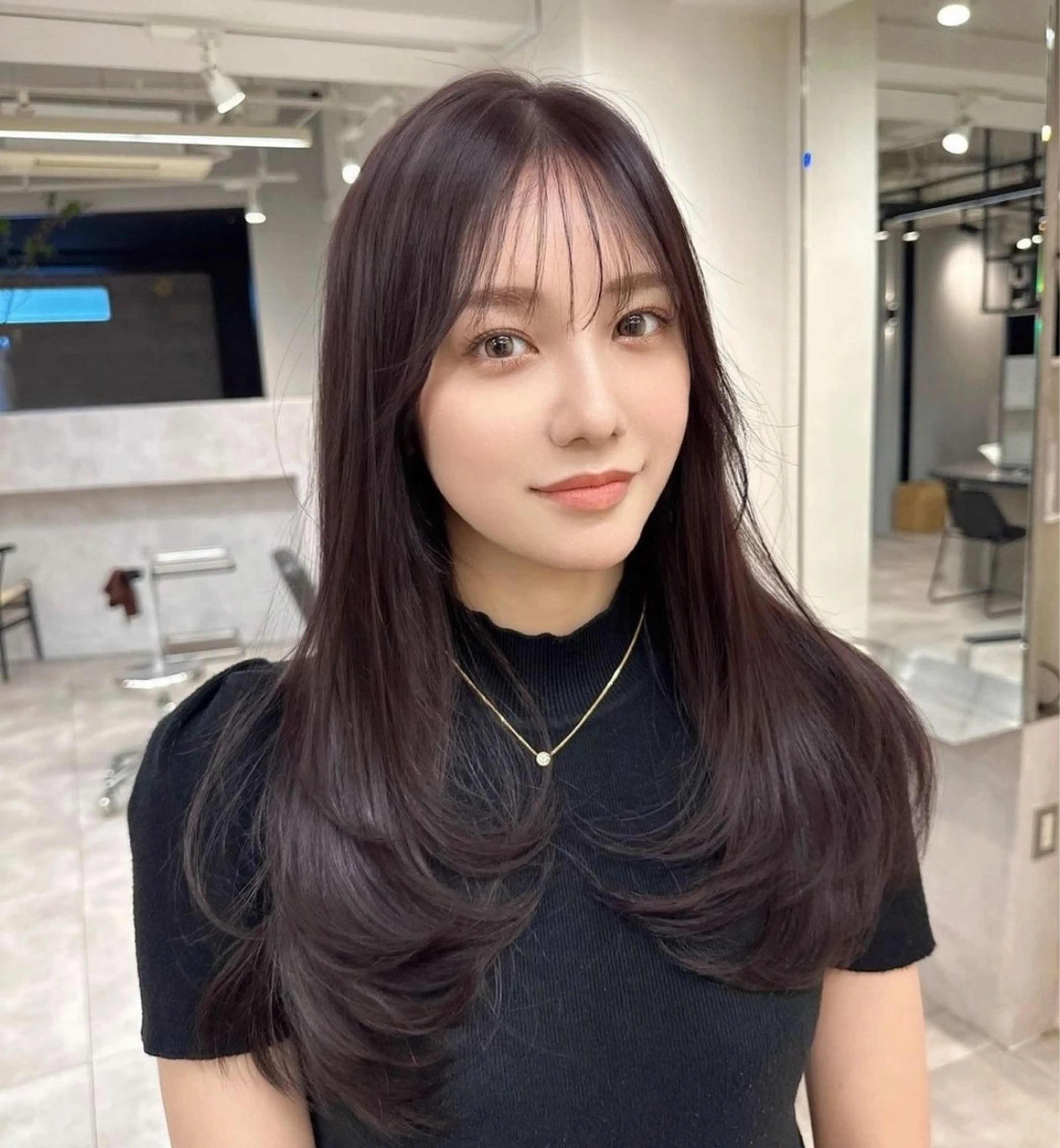 ロング カラー カット ヘアカラー トリートメント ✨美髪矯正✨髪質改善 ✨レイヤー✨大山　悠のヘアスタイル