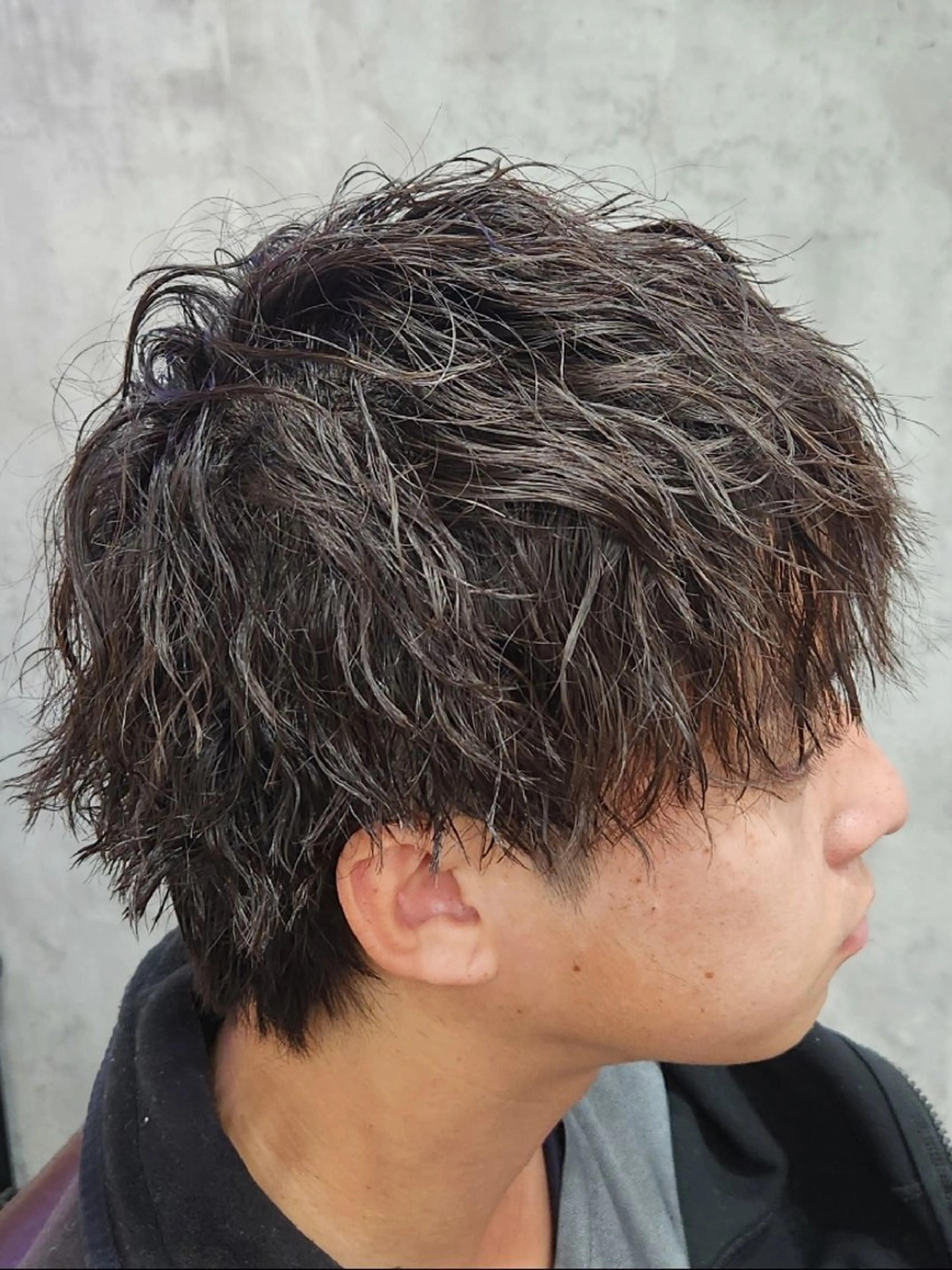 パーマ 🇰🇷ダウンパーマ 毛流れヘア🪽藤原のヘアスタイル