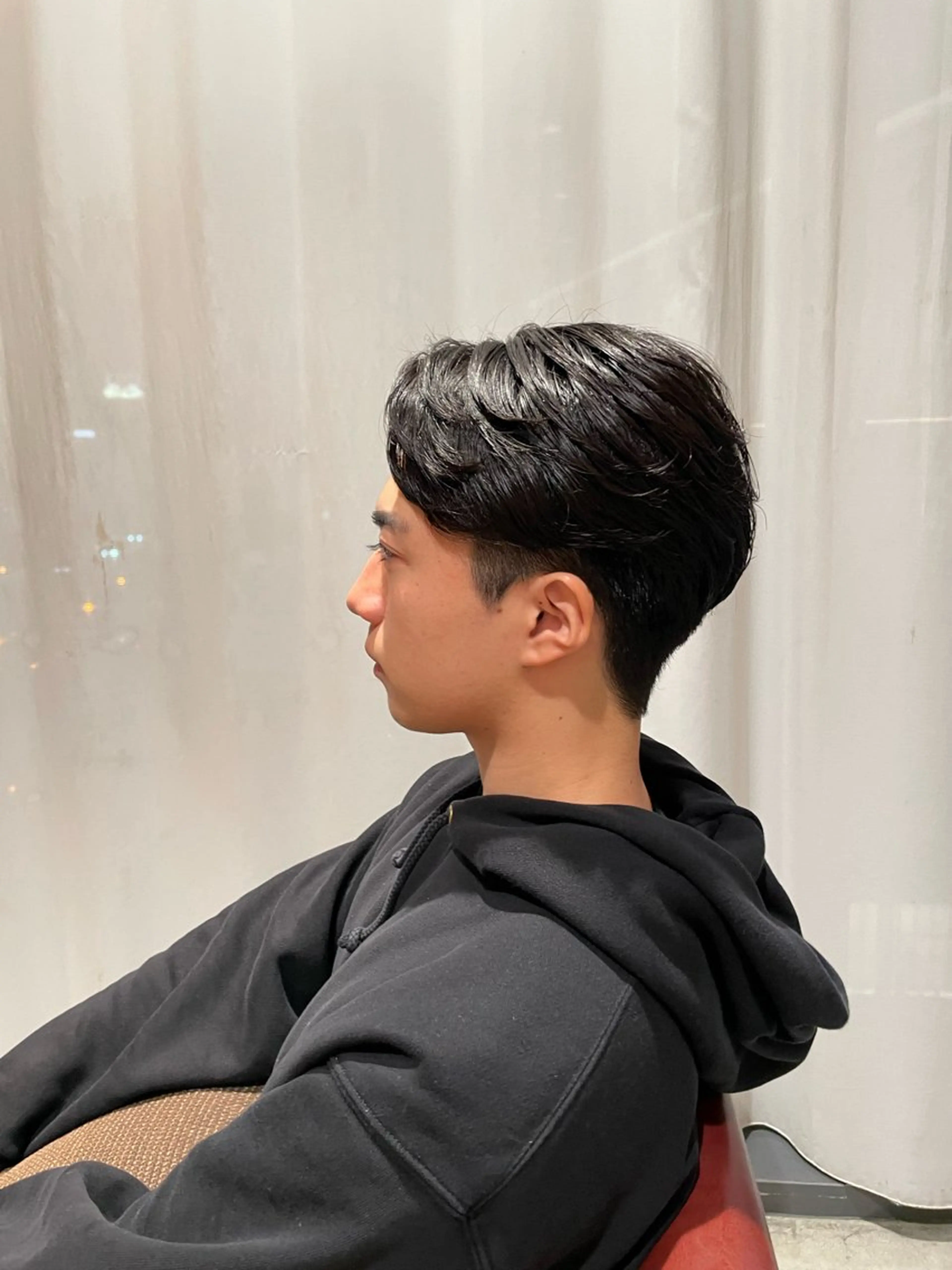 メンズ カット パーマ 箭内葉月/メンズ👔 ワンカールパーマのヘアスタイル