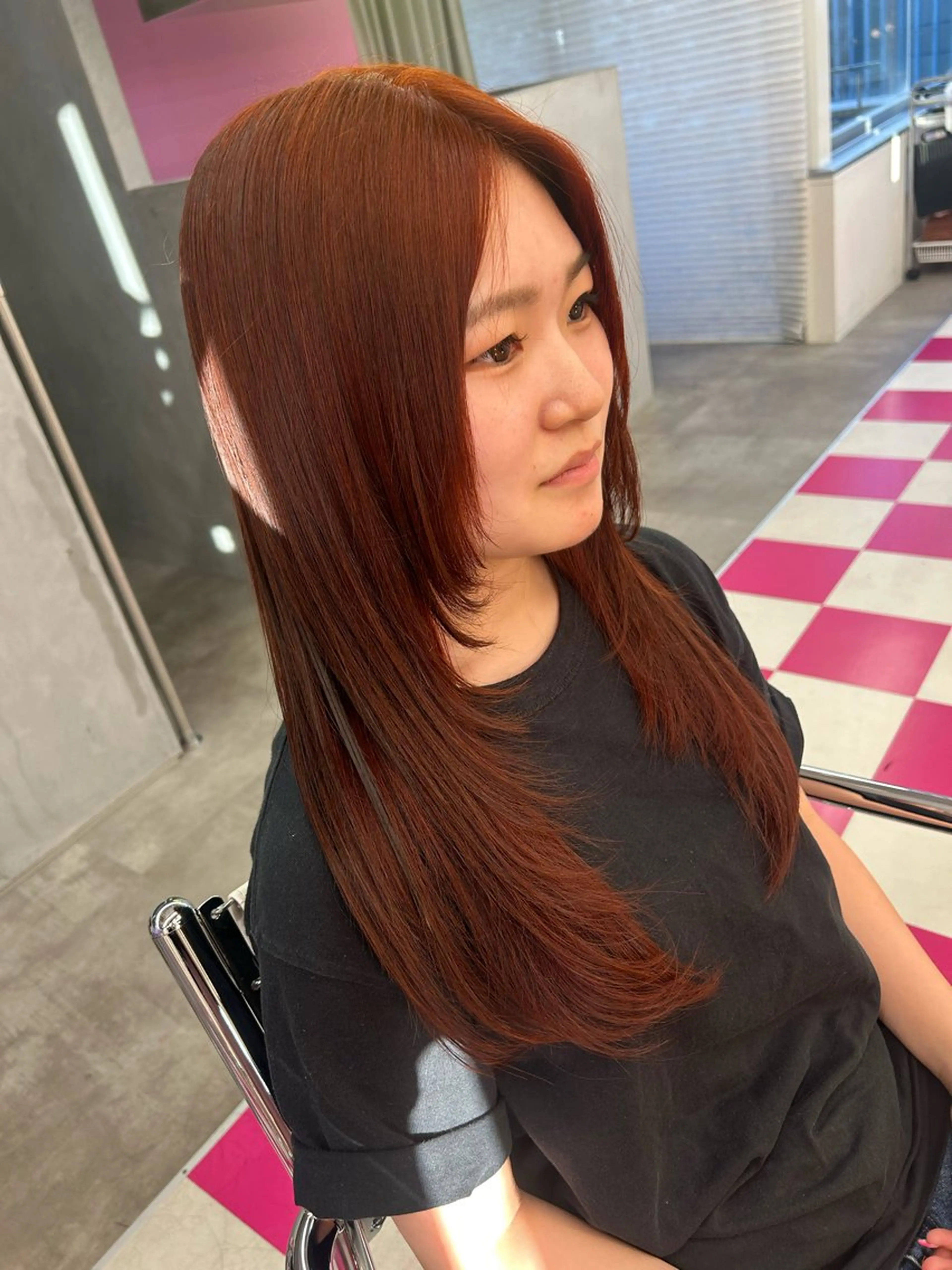 ロング カラー ヘアカラー トリートメント ELU.☁️ ARIのヘアスタイル