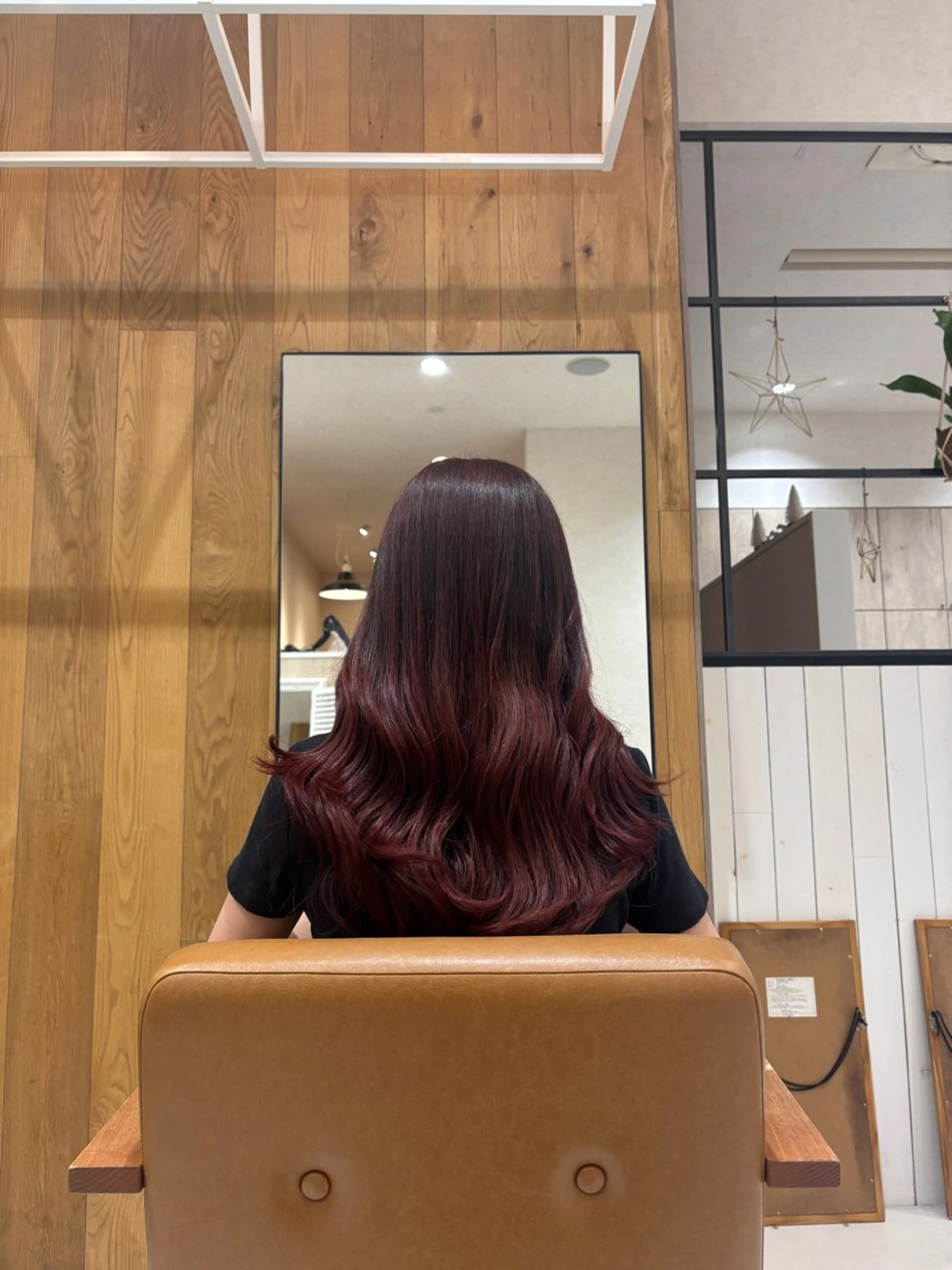 カラー ブリーチ レッドカラー ⭐️無料ミディアム モデル募集　まゆ⭐️のヘアスタイル